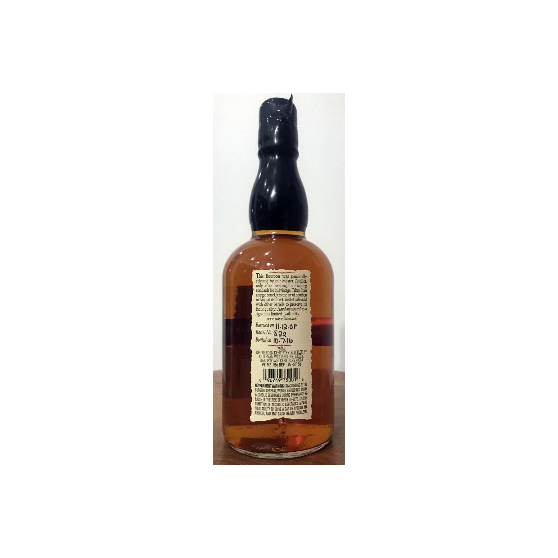 Evan Williams 2008 Bourbon Whisky