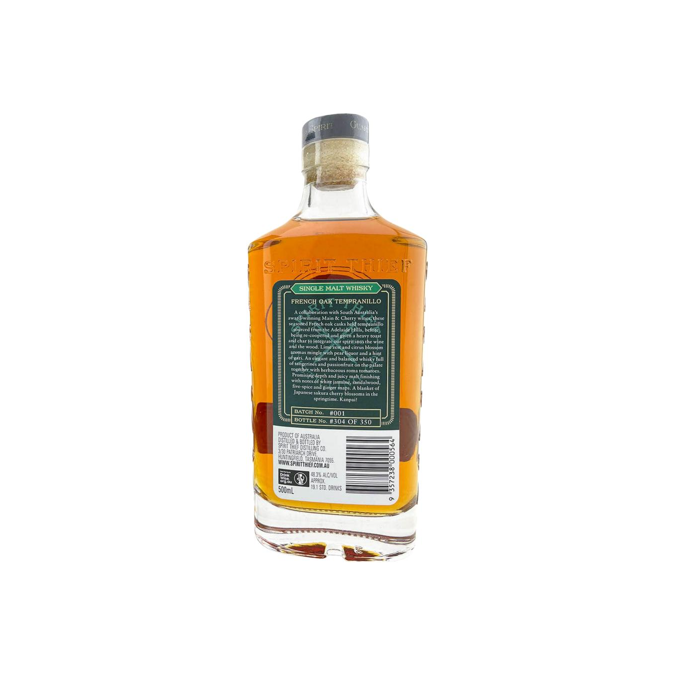 Spirit Thief French Oak Tempranillo SpTh 2