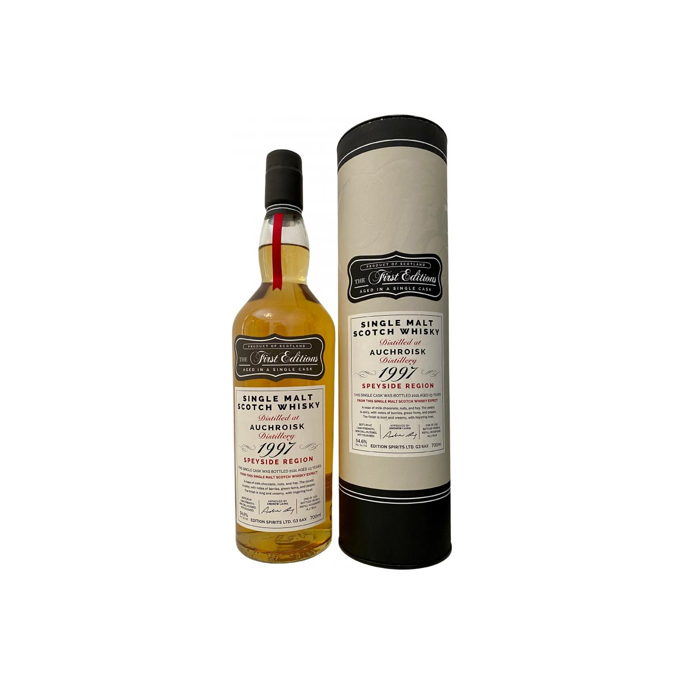 Auchroisk The First Editions 1997 23 Years Single Malt Whisky 2