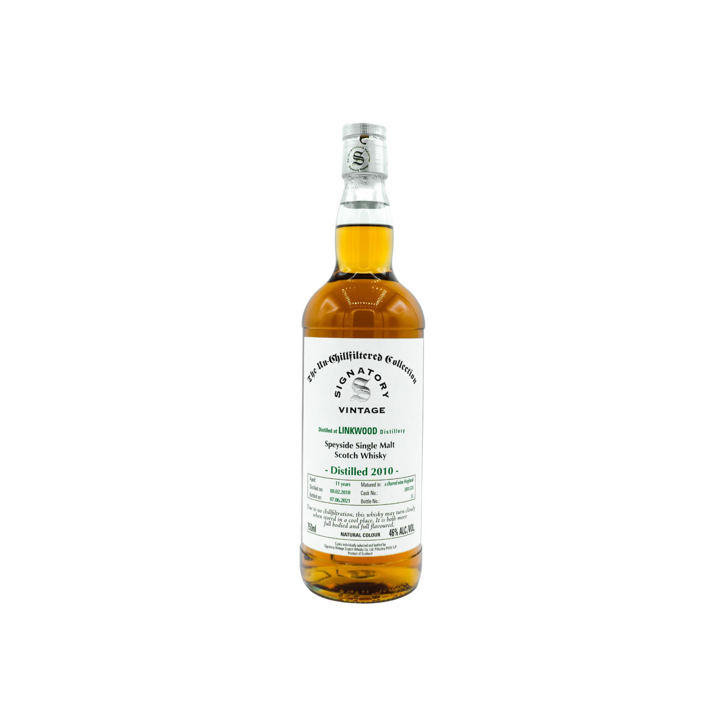 Linkwood The Un-Chillfiltered Collection 2010 11 Years Single Malt Whisky