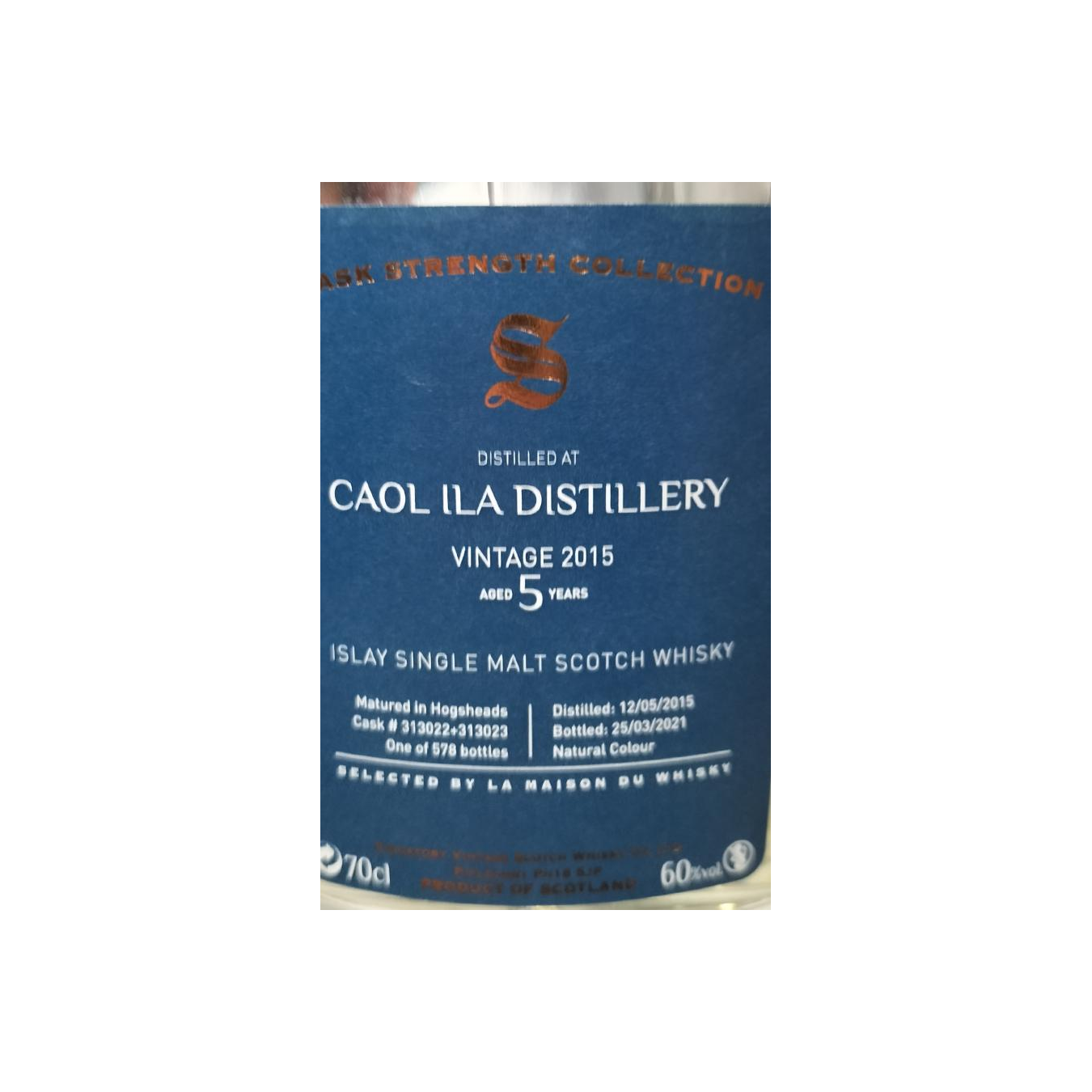 Caol Ila Cask Strength Collection 2015 5 Years Single Malt Whisky