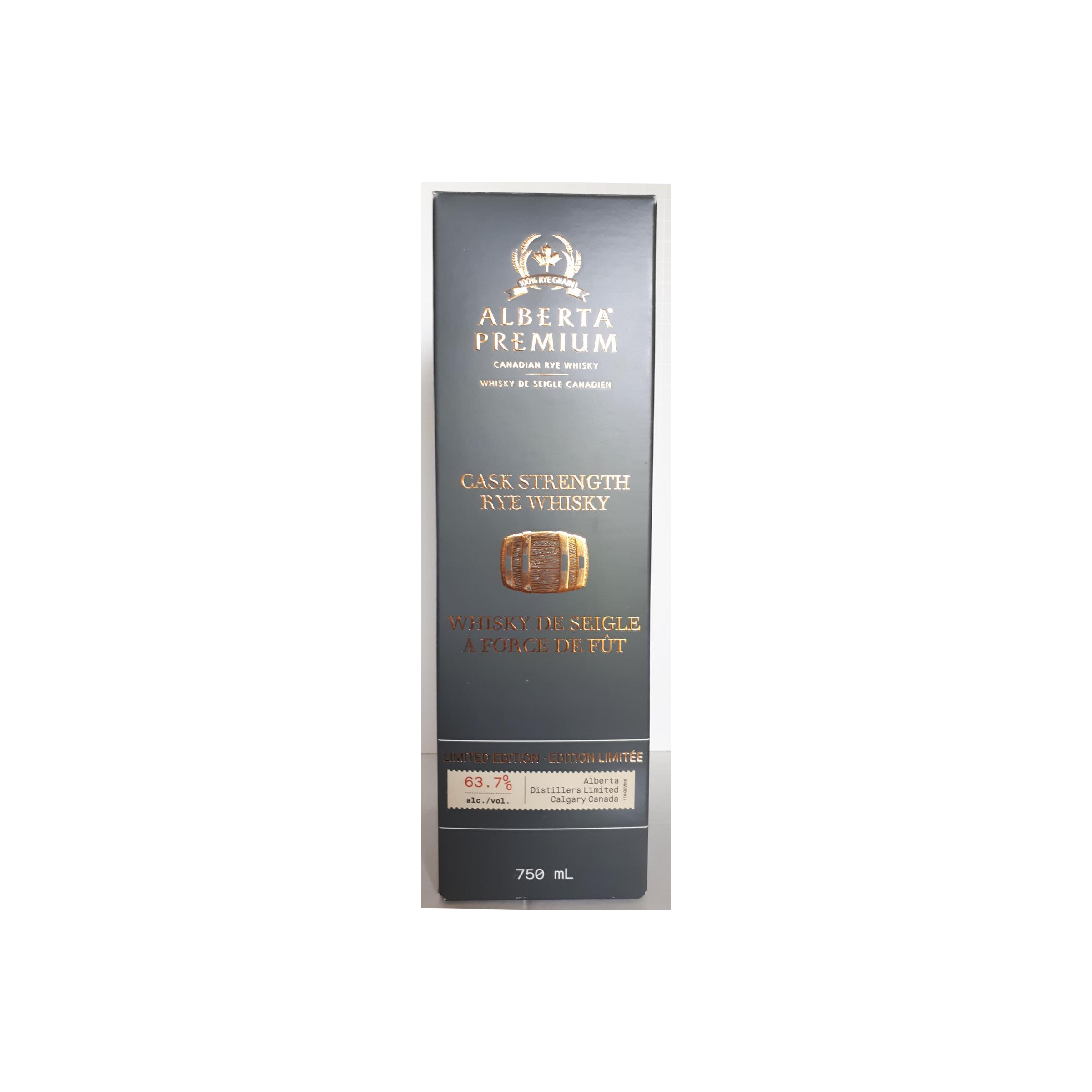 Alberta Premium Cask Strength Rye Whisky 3
