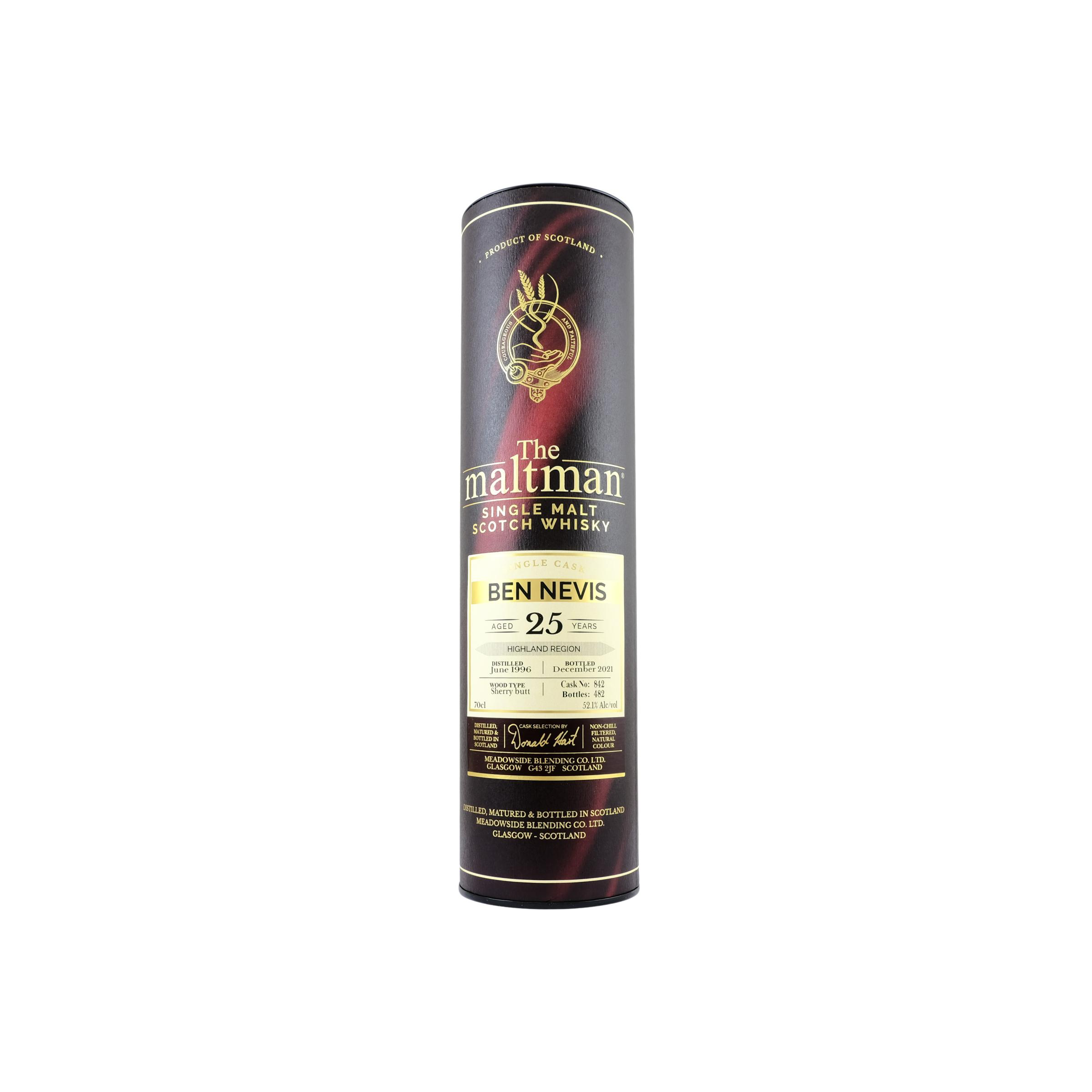 Ben Nevis 1996 25 Years Single Malt Whisky 3