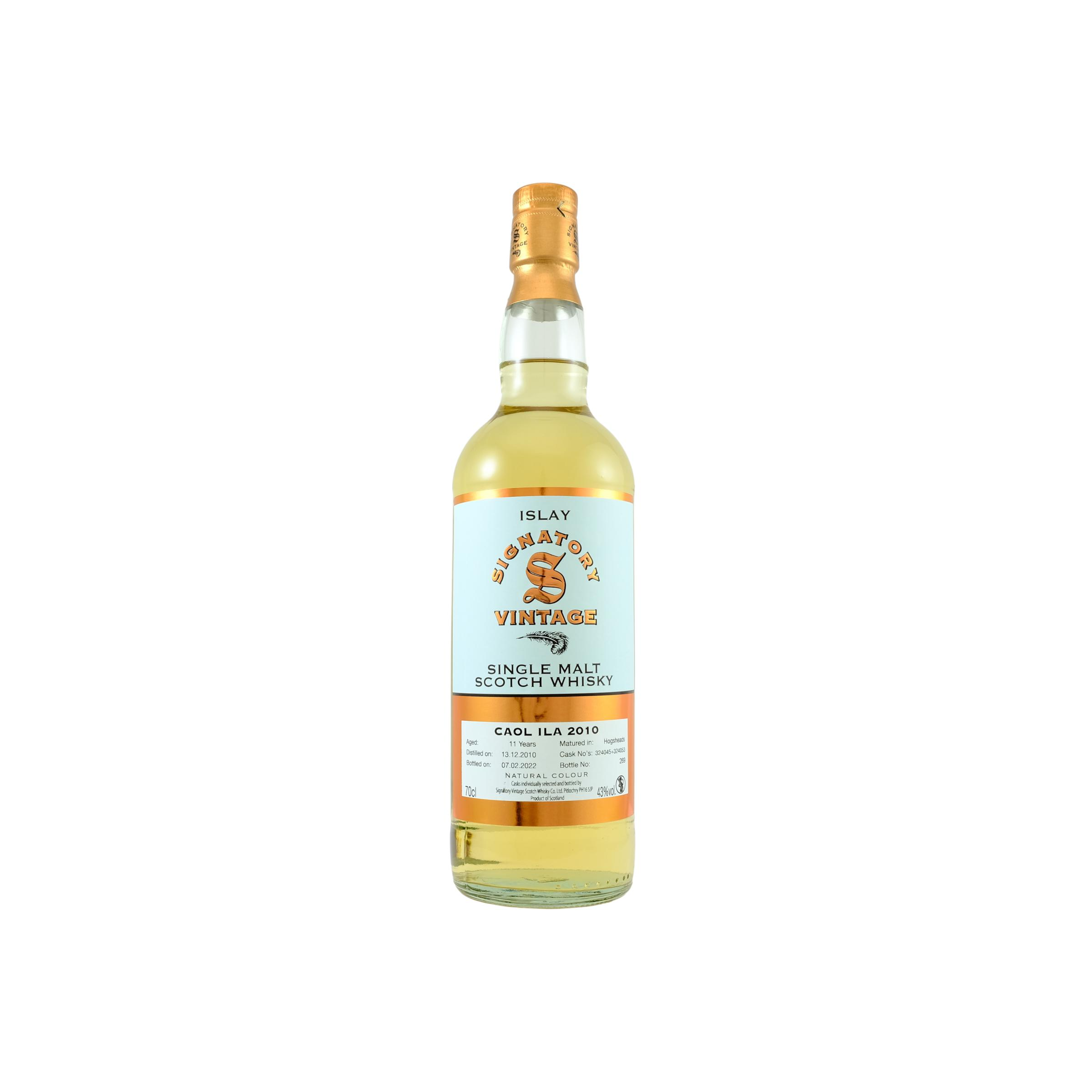 Caol Ila Vintage Collection 2010 11 Years Single Malt Whisky