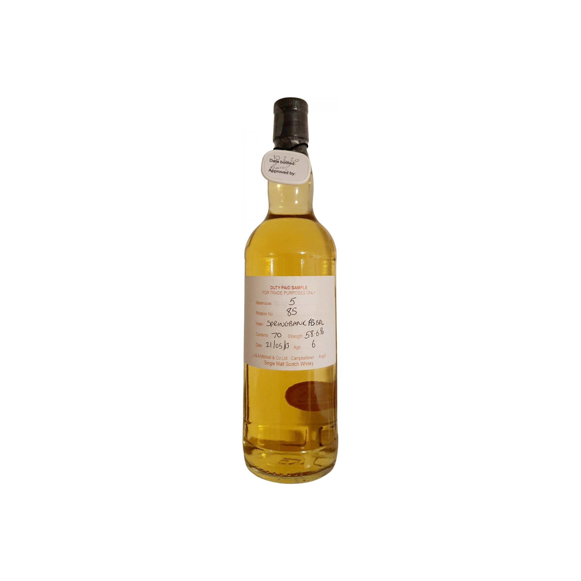 Springbank 2013 6 Years Single Malt Whisky