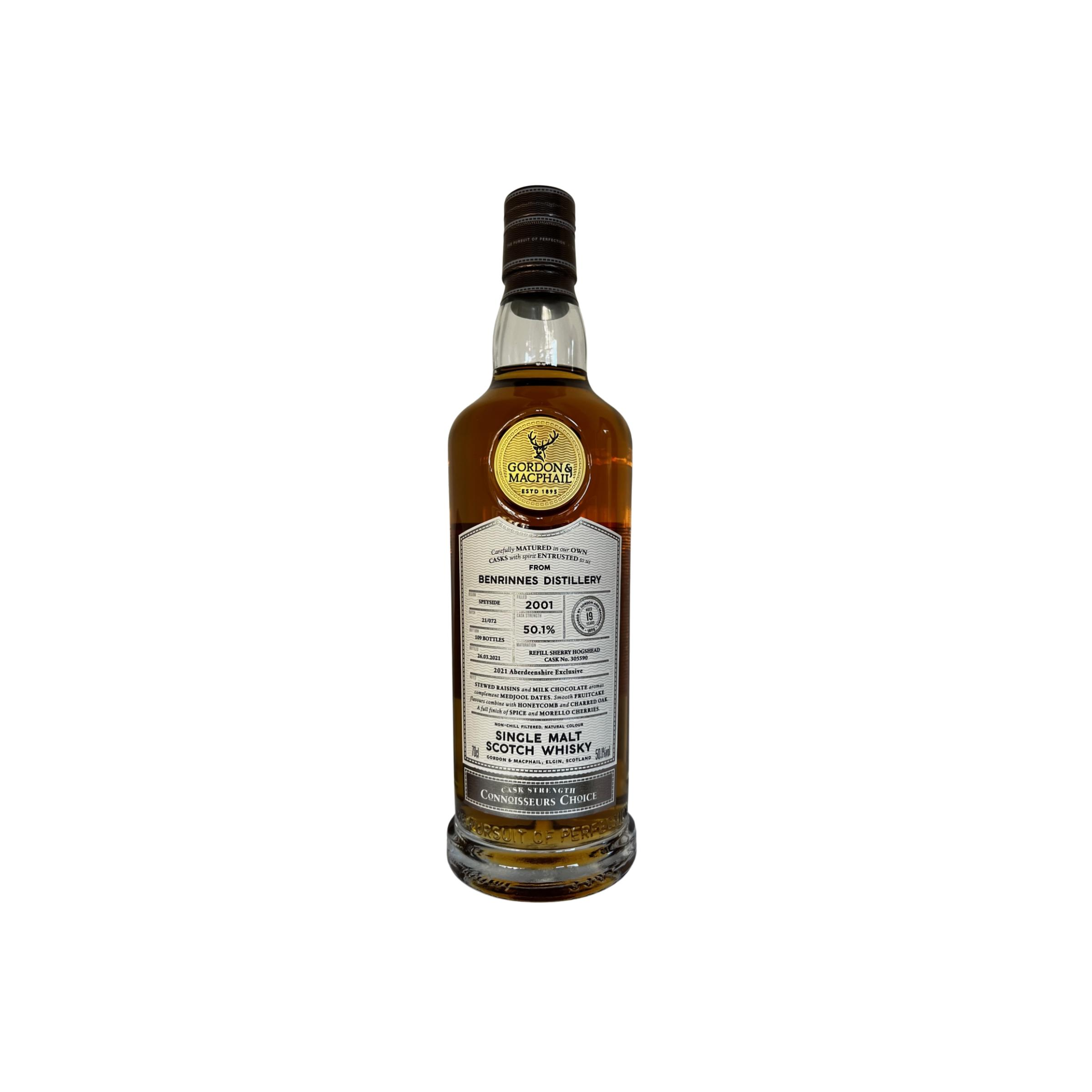Benrinnes Connoisseurs Choice - Cask Strength 2001 Single Malt Whisky