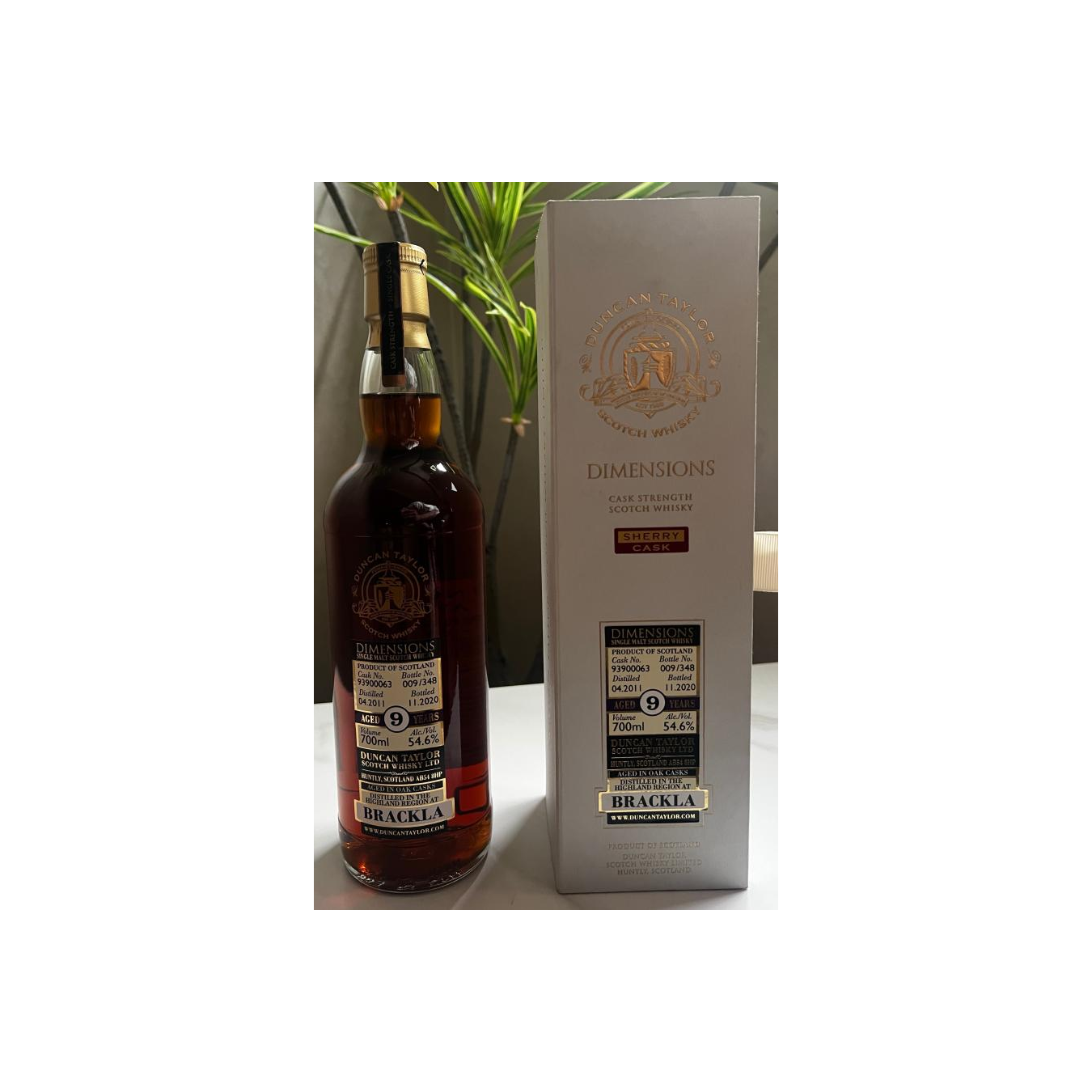 Royal Brackla Dimensions 2011 9 Years Single Malt Whisky