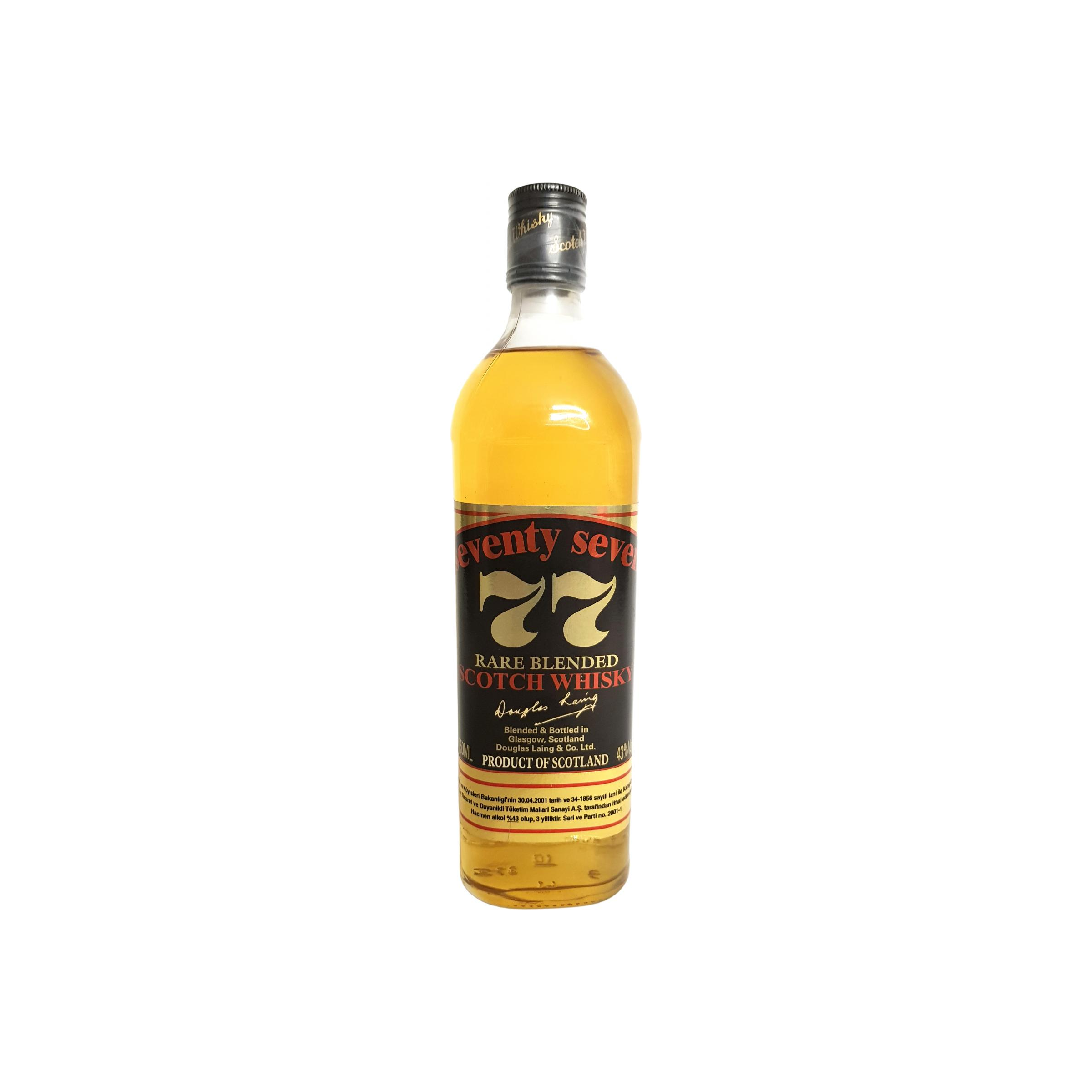 Seventy Seven Rare Blended Scotch Whisky DL