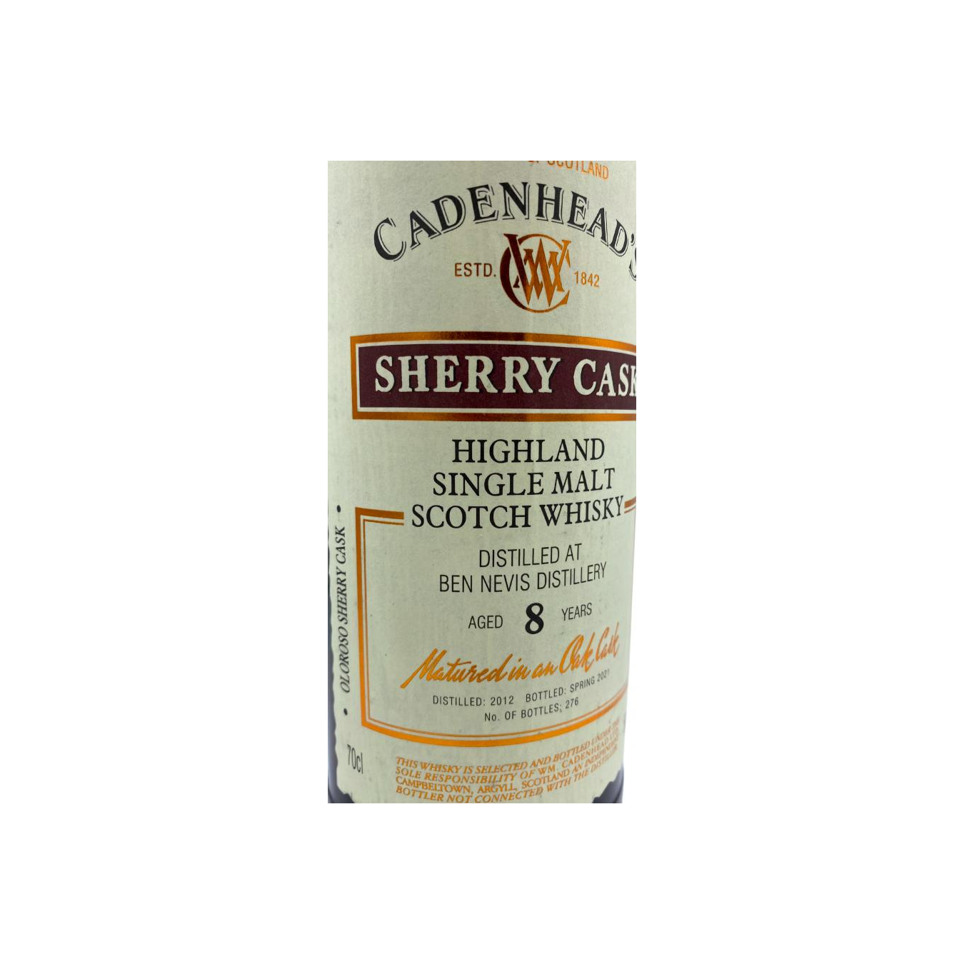 Ben Nevis 2012 8 Years Single Malt Whisky 2