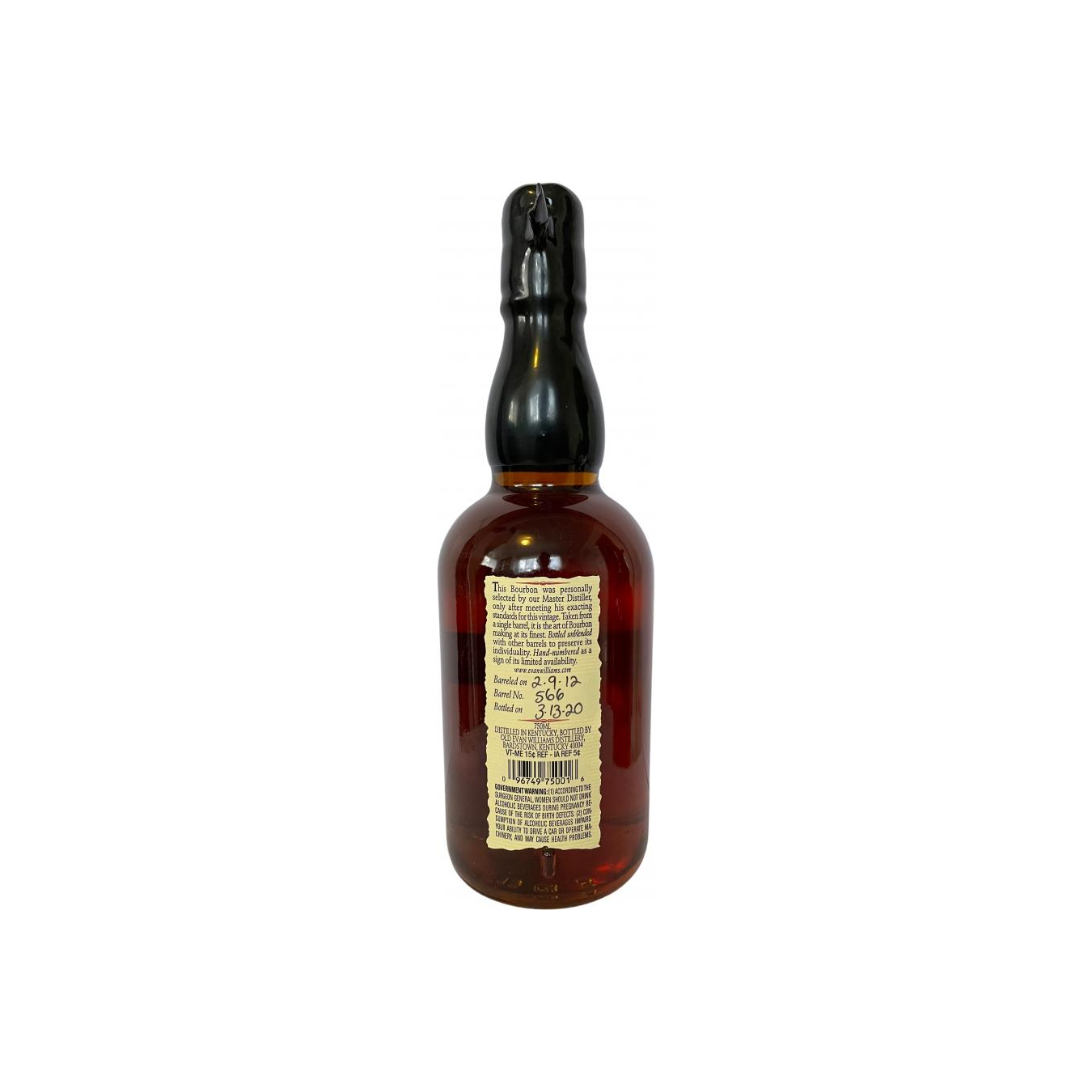 Evan Williams 2012 Bourbon Whisky 2