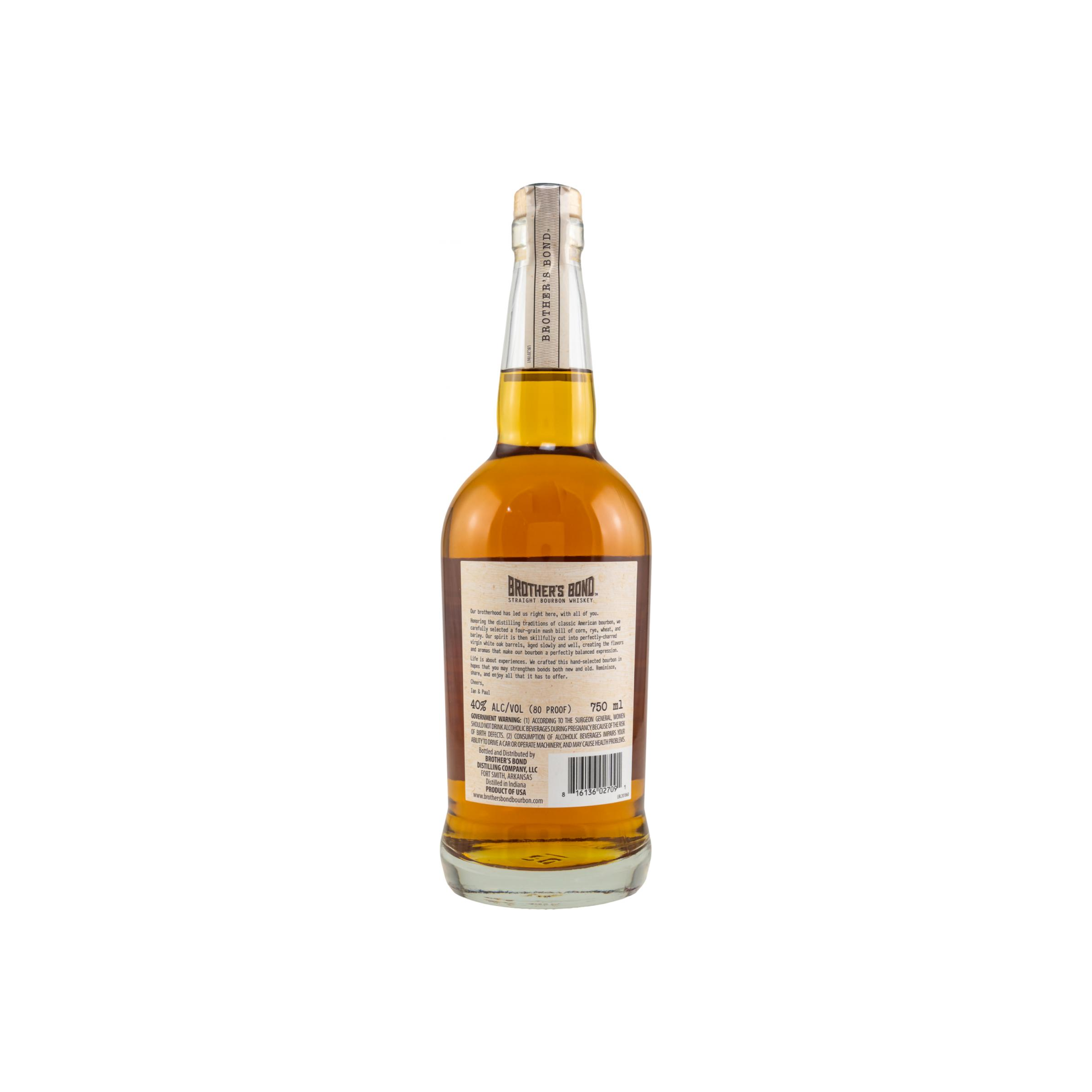 Brother's Bond Straight Bourbon Whiskey 2
