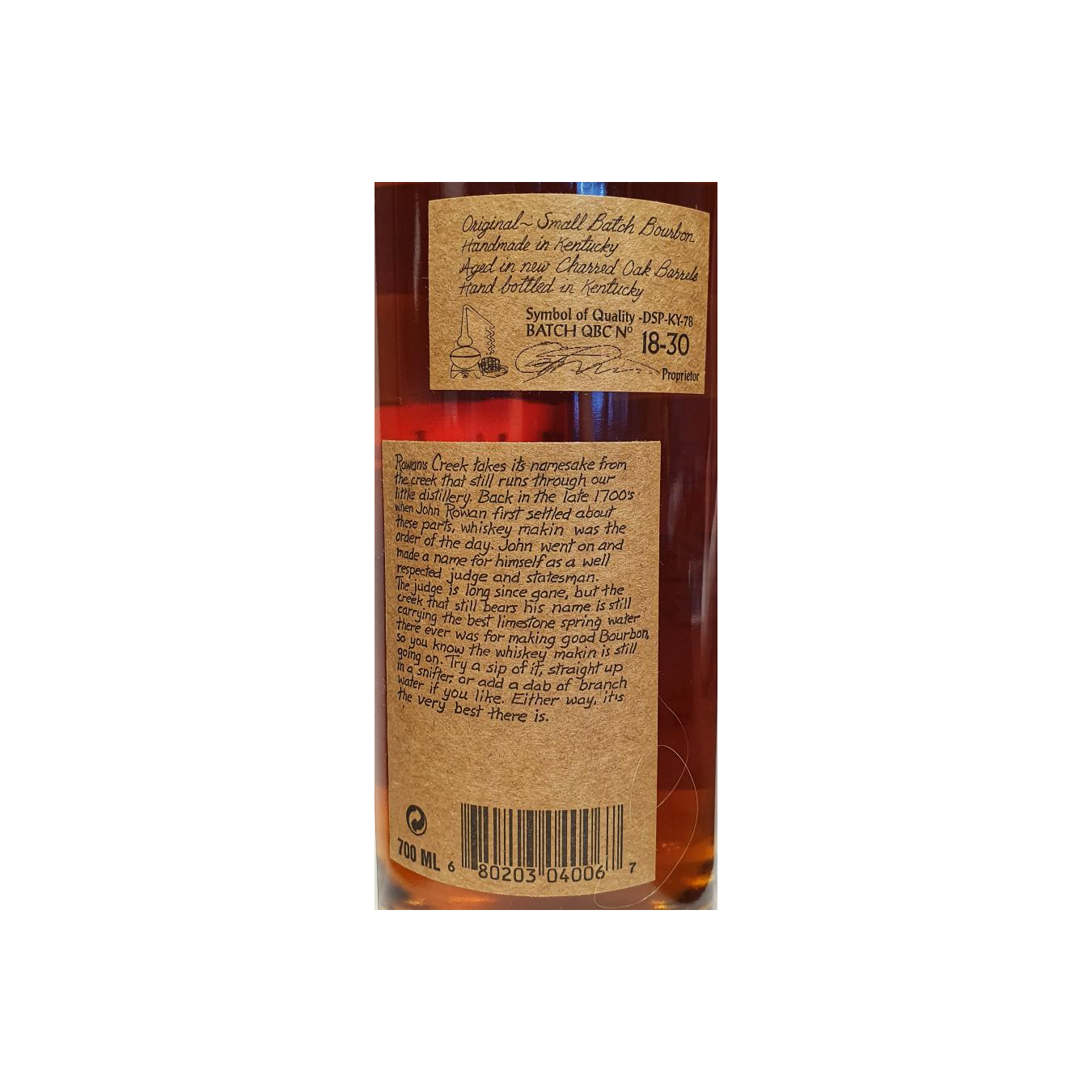 Rowan's Creek Bourbon Whisky 2