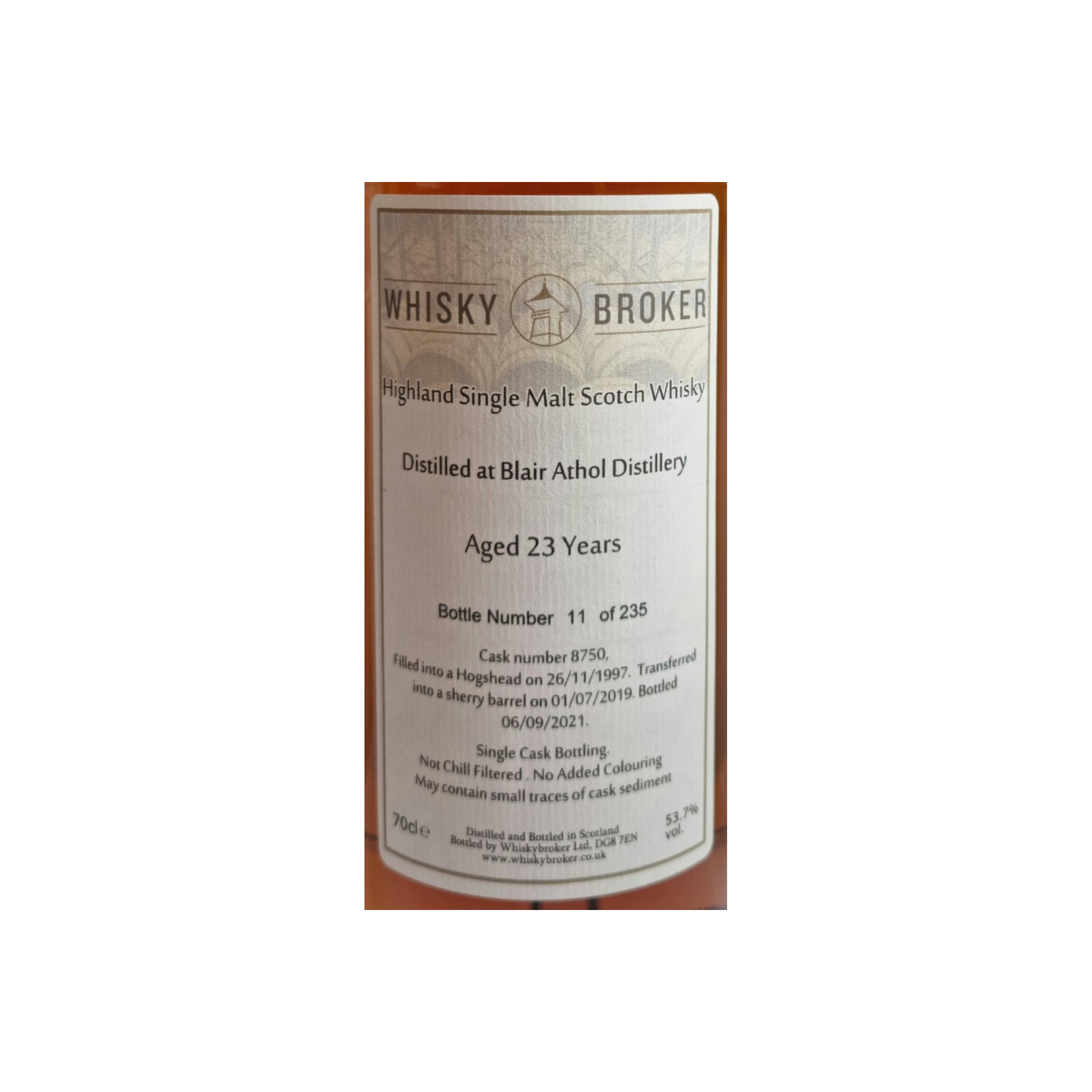 Blair Athol 1997 23 Years Single Malt Whisky 2