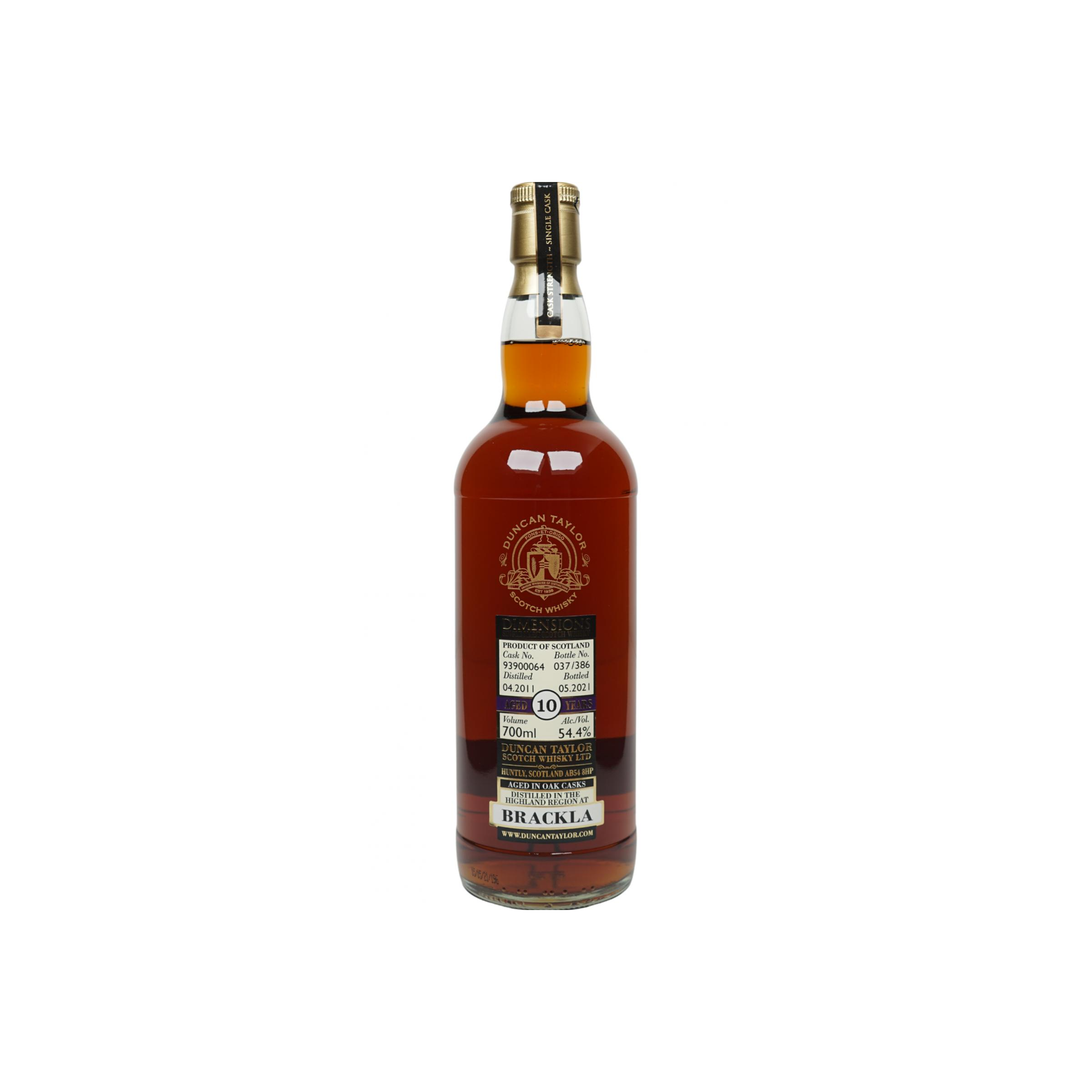 Royal Brackla Dimensions 2011 10 Years Single Malt Whisky