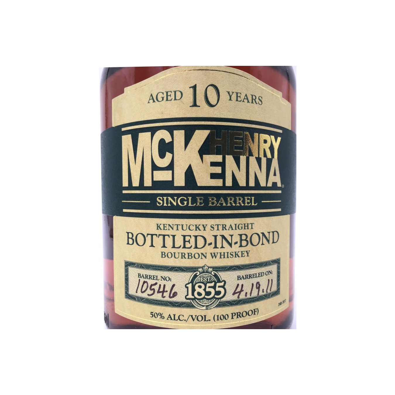 Henry McKenna 2011 10 Years Bourbon Whisky 2