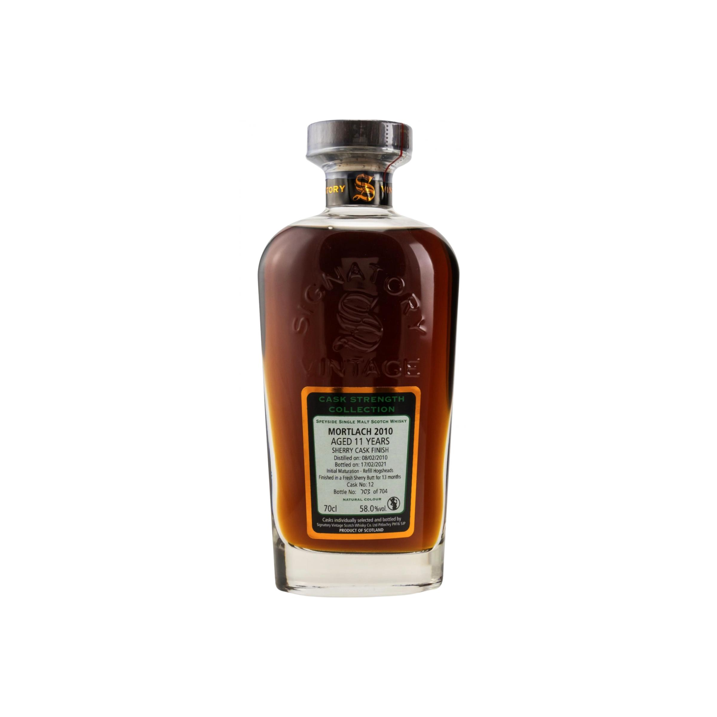 Mortlach Cask Strength Collection 2010 11 Years Single Malt Whisky