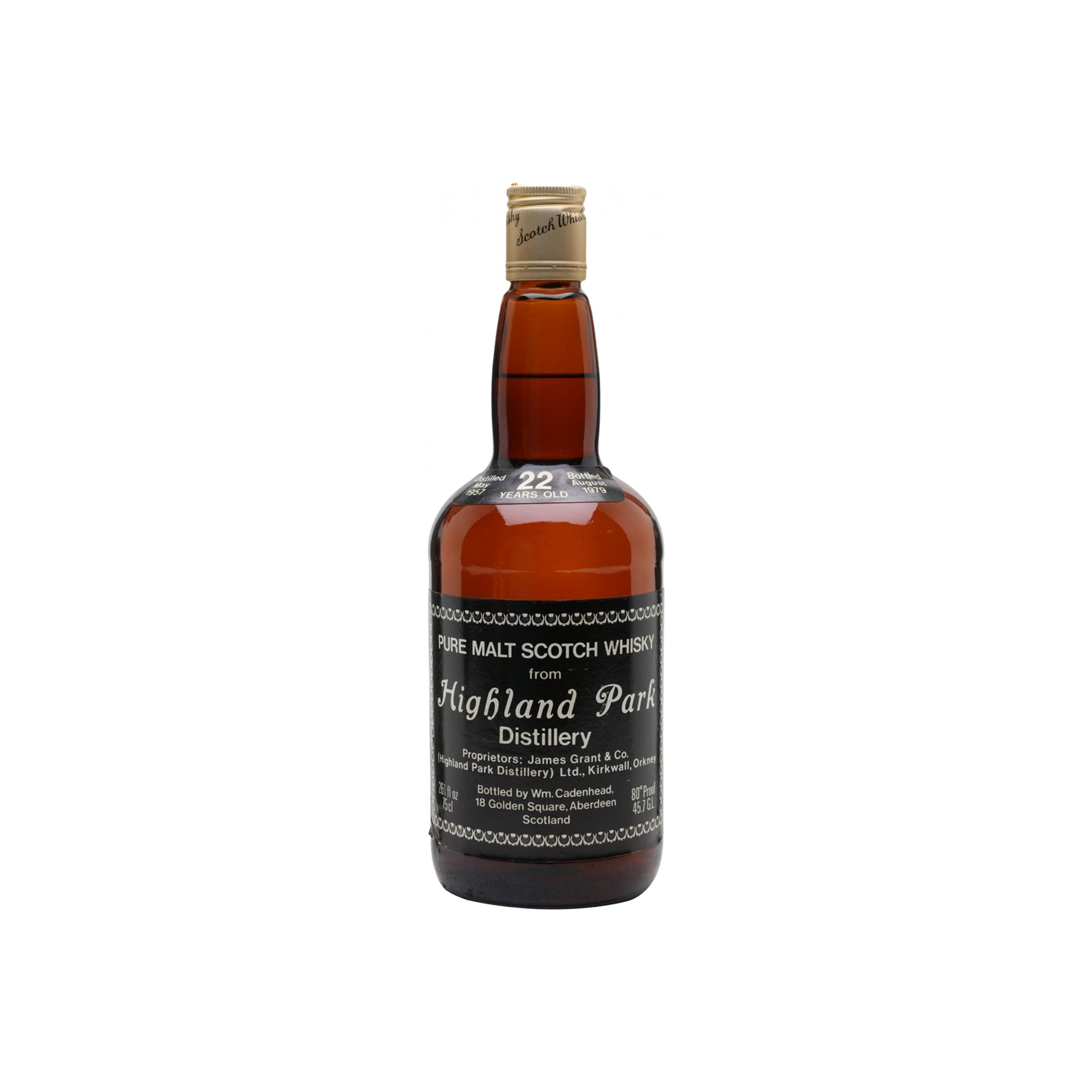 Highland Park 1957 22 Years Single Malt Whisky