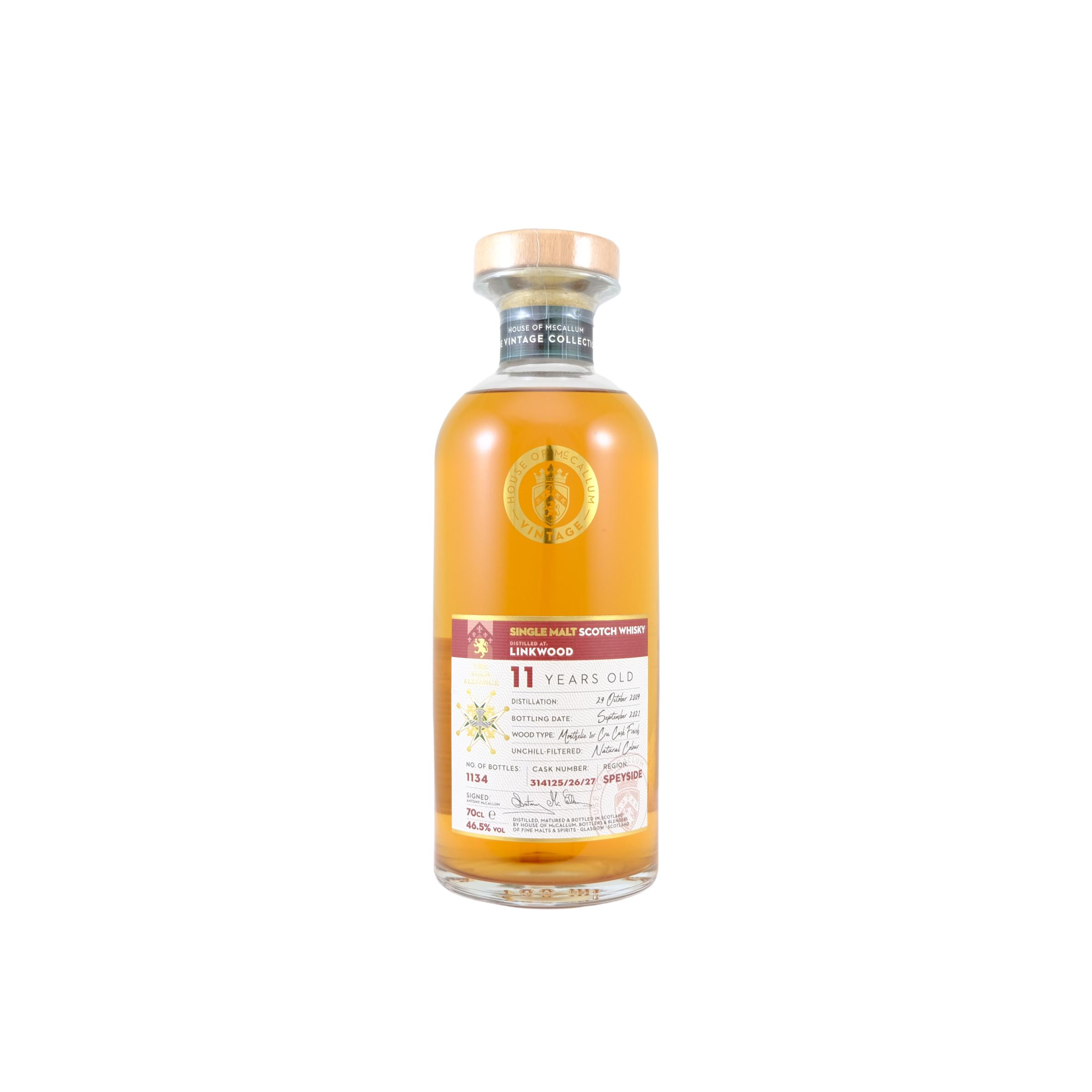 Linkwood 2009 11 Years Single Malt Whisky