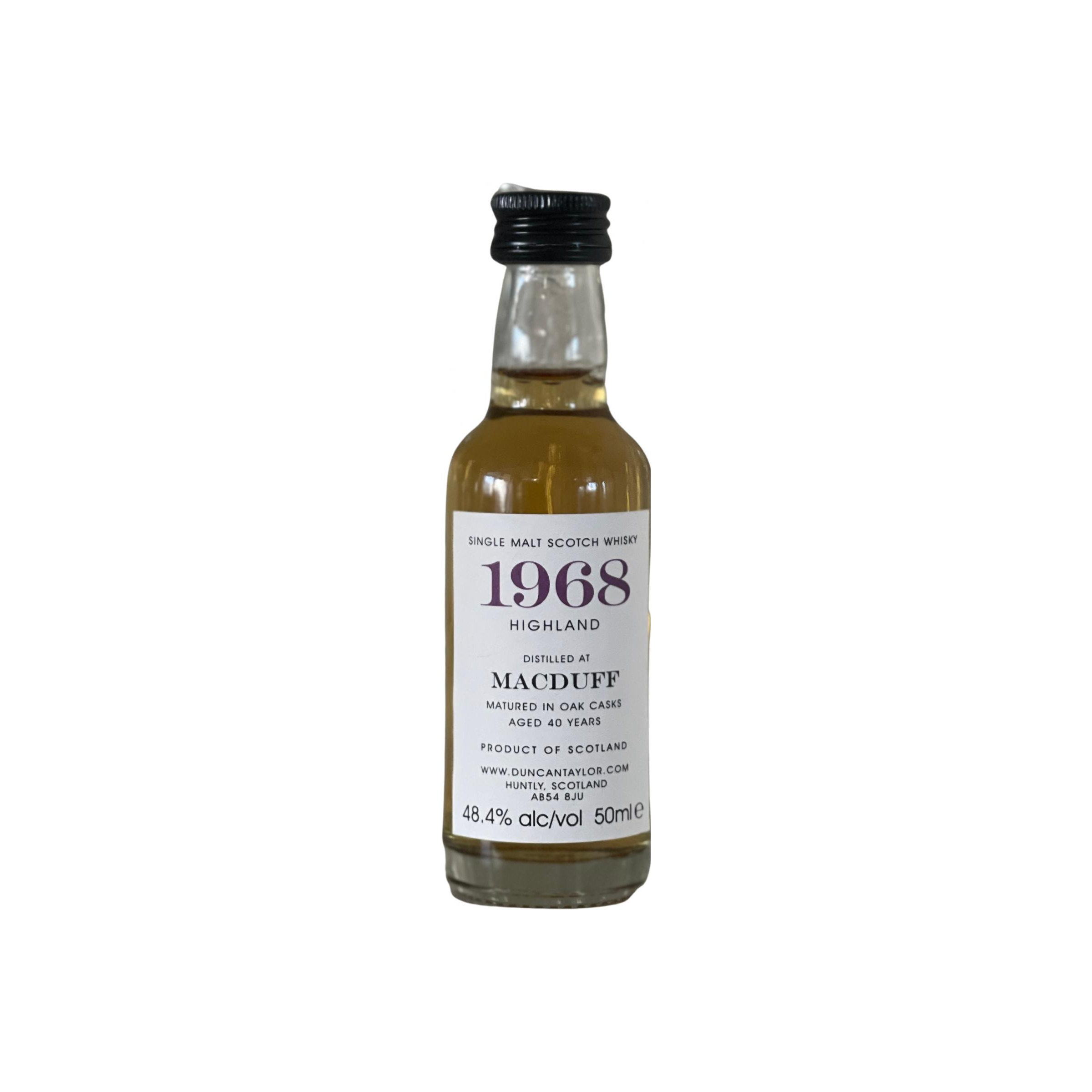 Macduff Miniature 1968 40 Years Single Malt Whisky 2