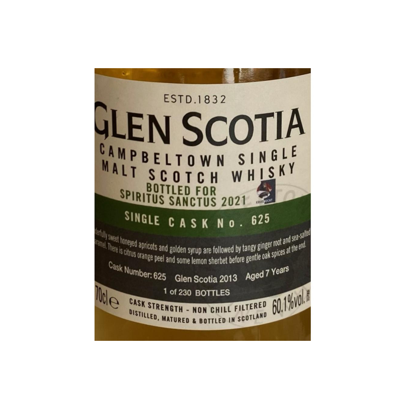 Glen Scotia Single Cask 2013 7 Years Single Malt Whisky