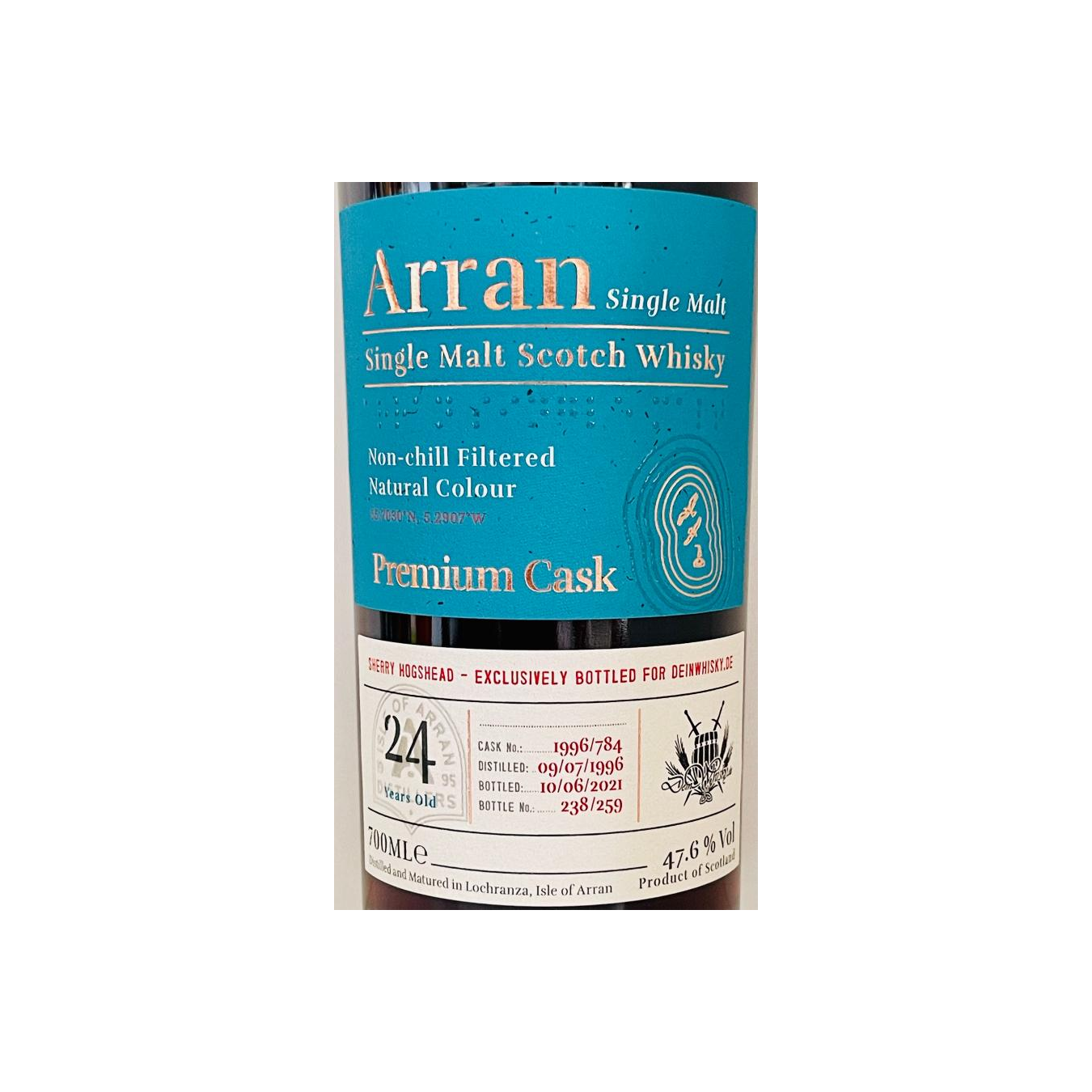 Arran 1996 24 Years Single Malt Whisky 2