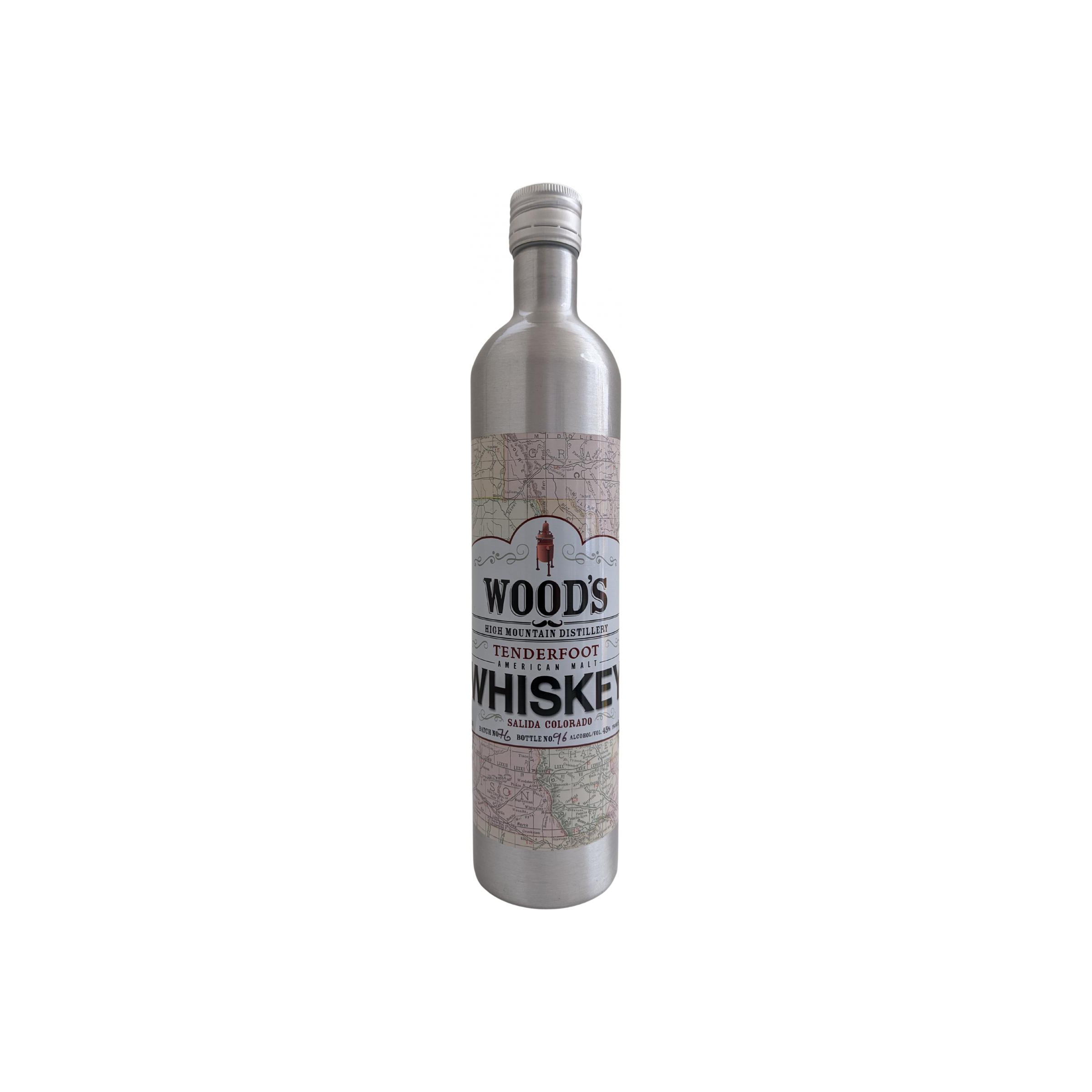 Wood's Tenderfoot Whiskey