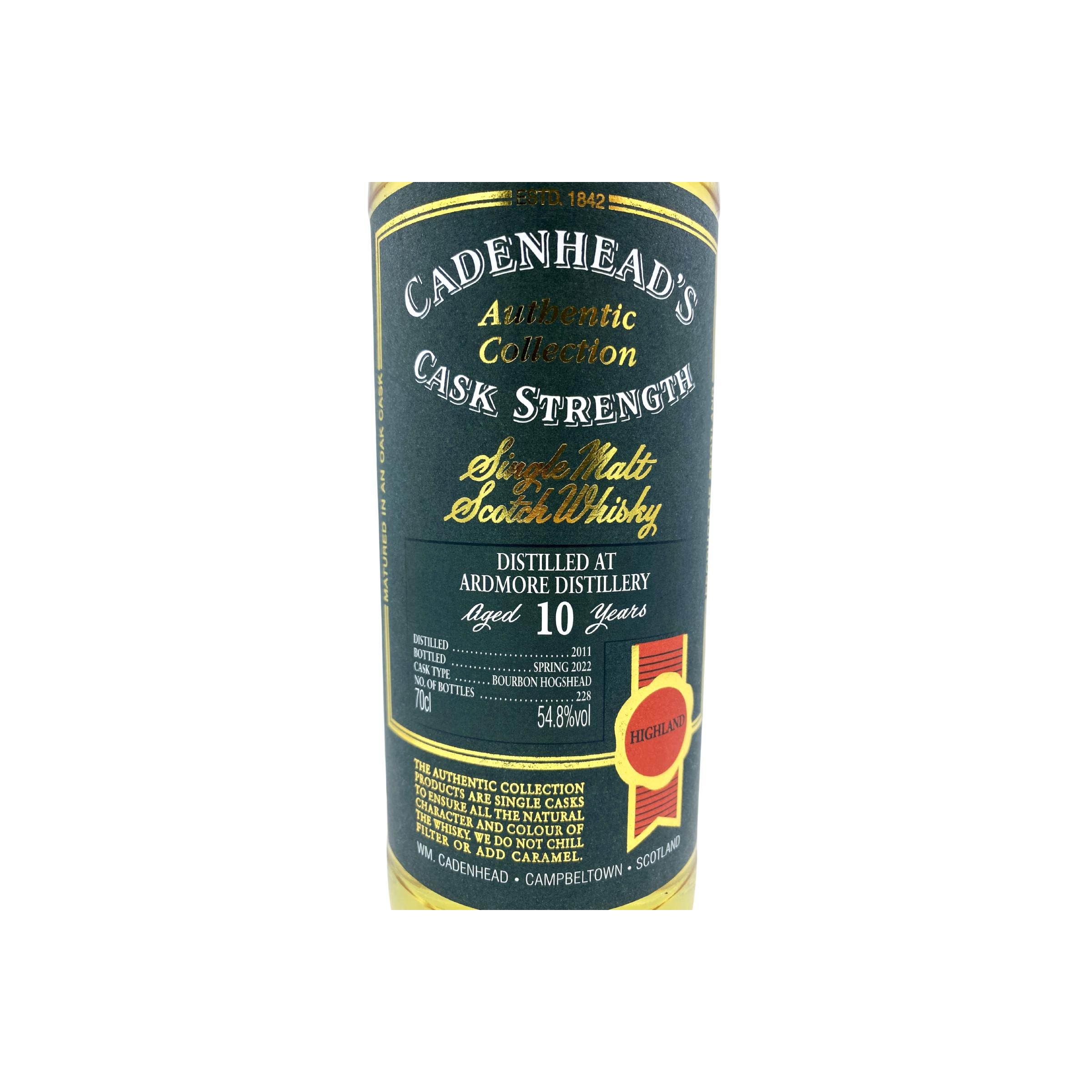 Ardmore Authentic Collection 2011 10 Years Single Malt Whisky 2