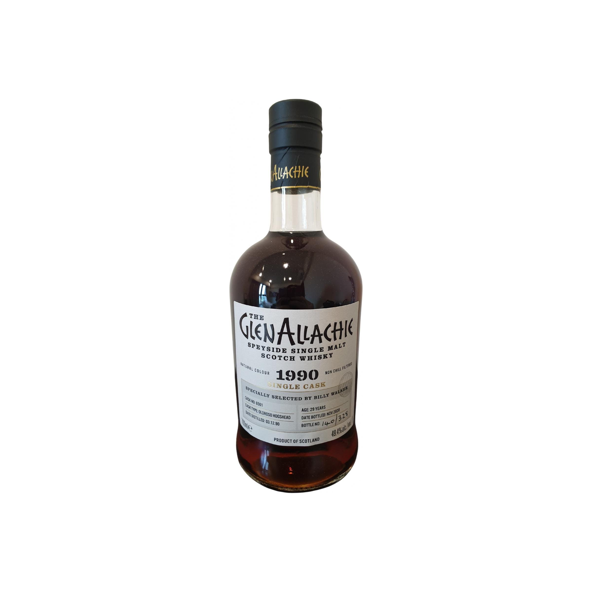 The GlenAllachie Single Cask 1990 29 Years Single Malt Whisky