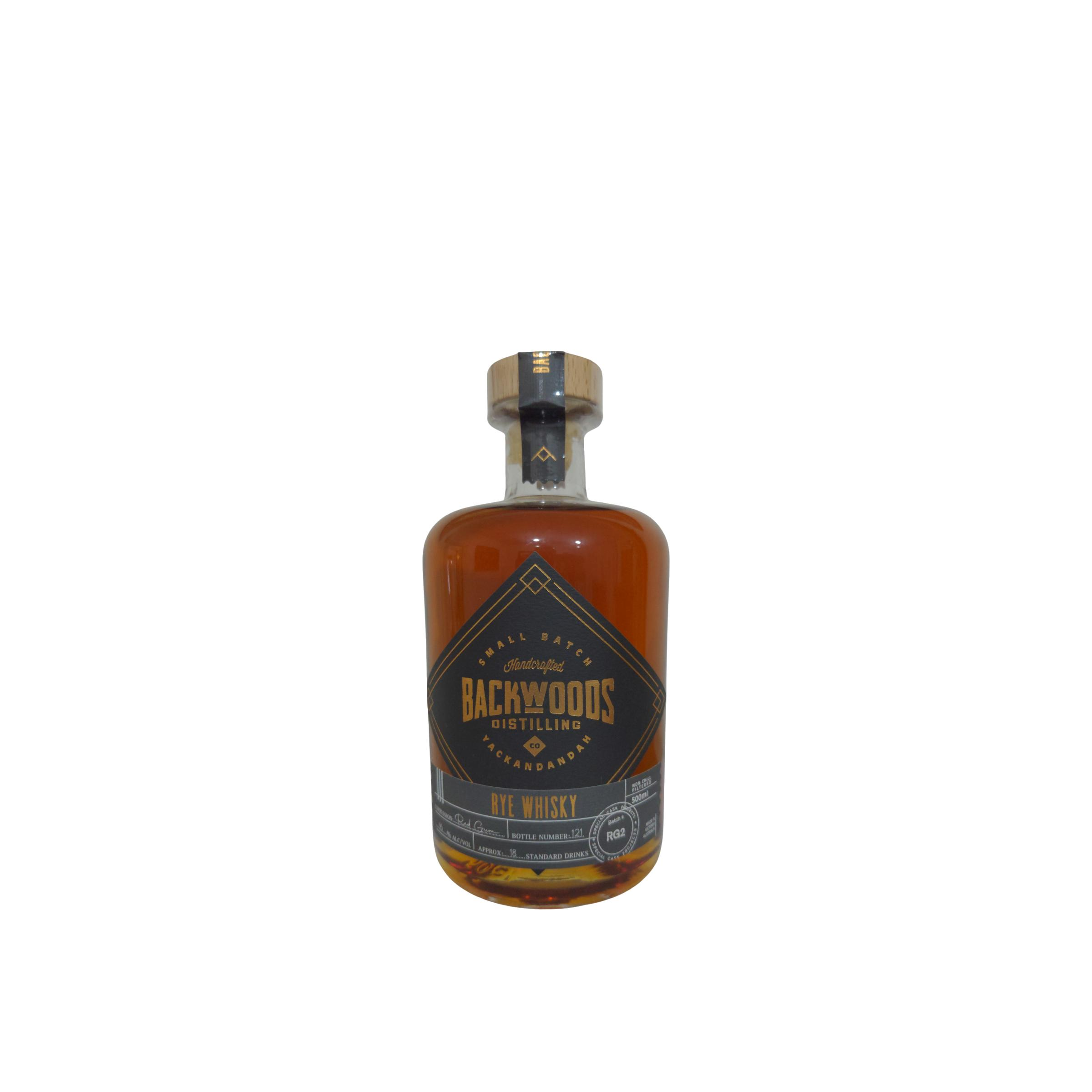 Backwoods Distilling Rye Whiskey