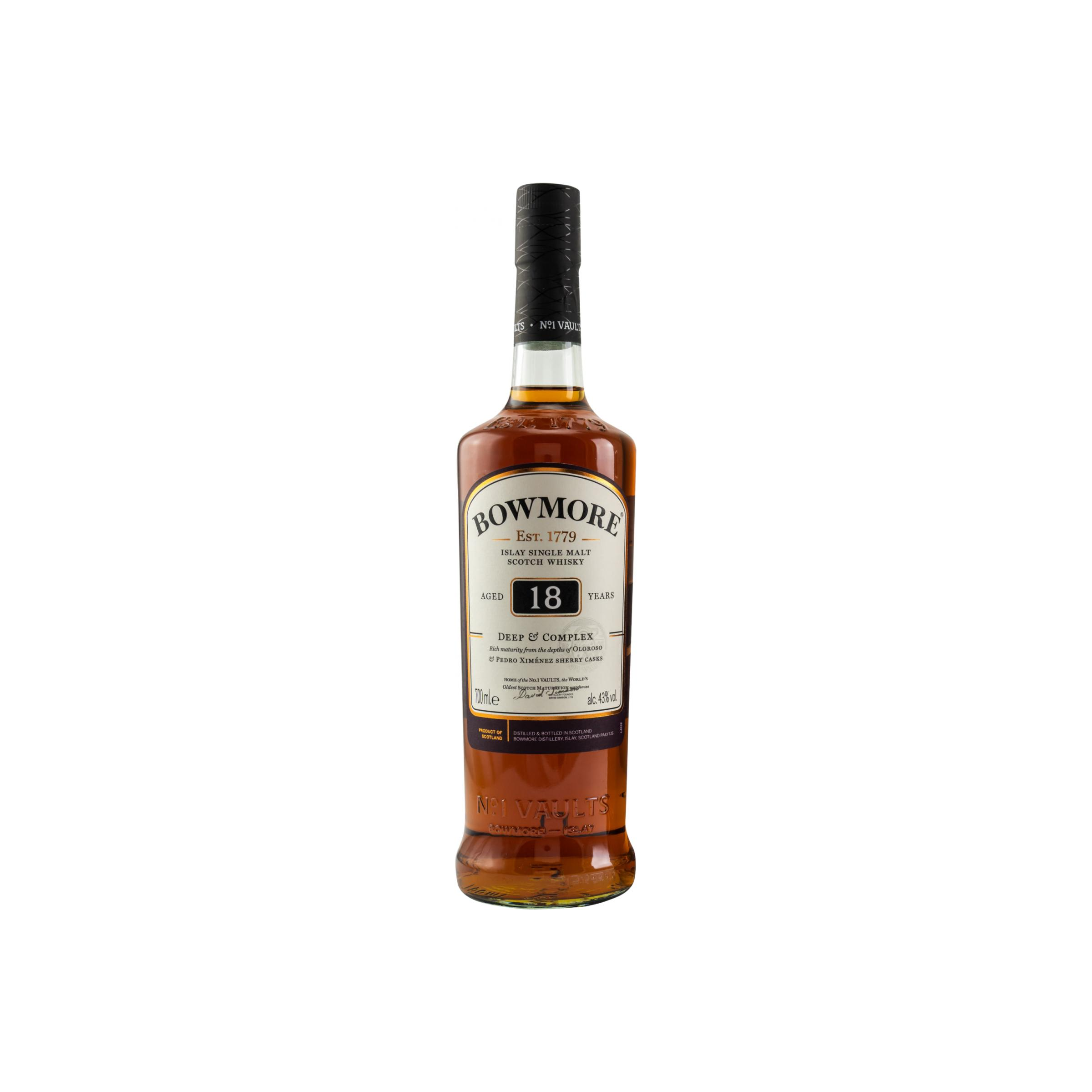 Bowmore 18 Years Single Malt Whisky