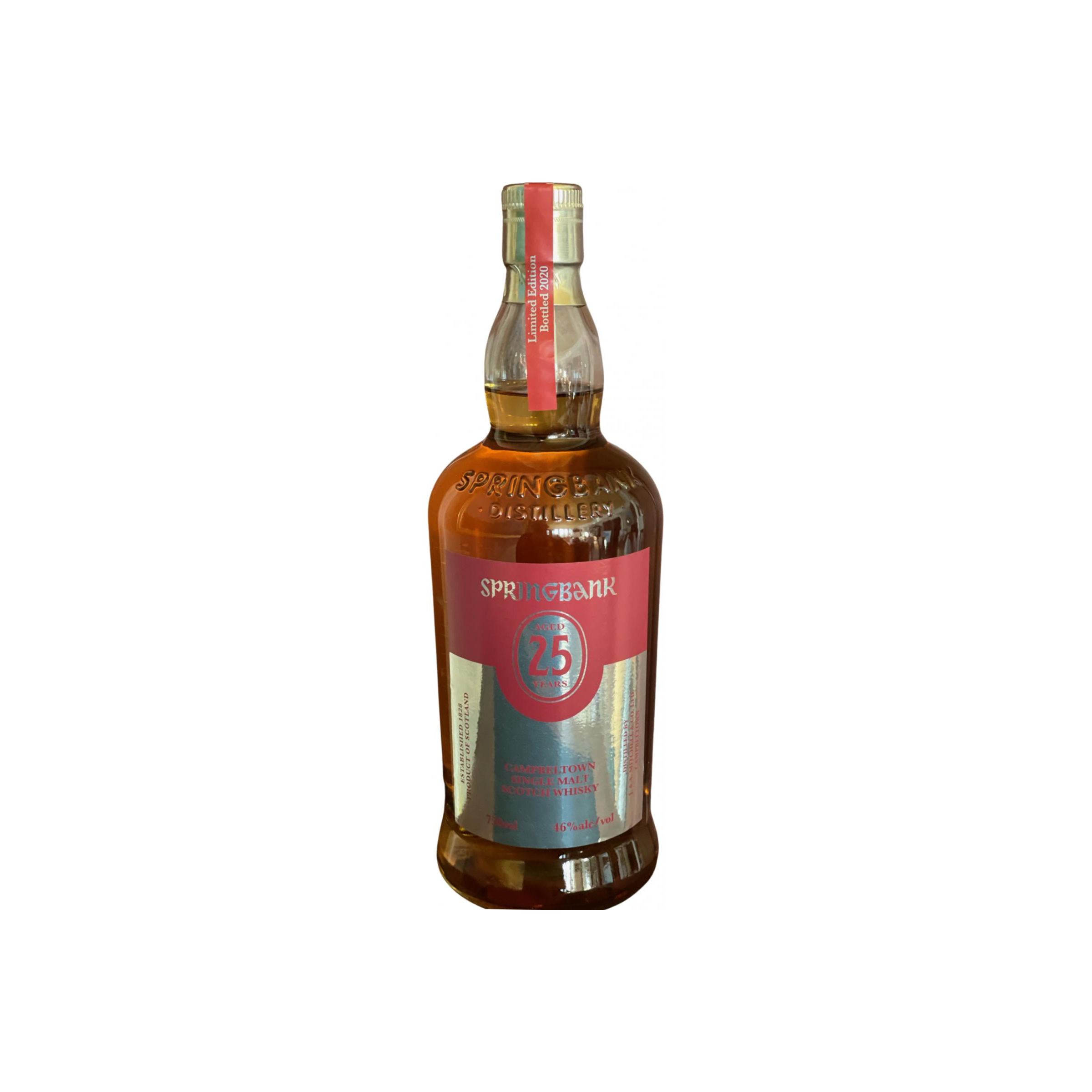 Springbank Limited Edition 25 Years Single Malt Whisky