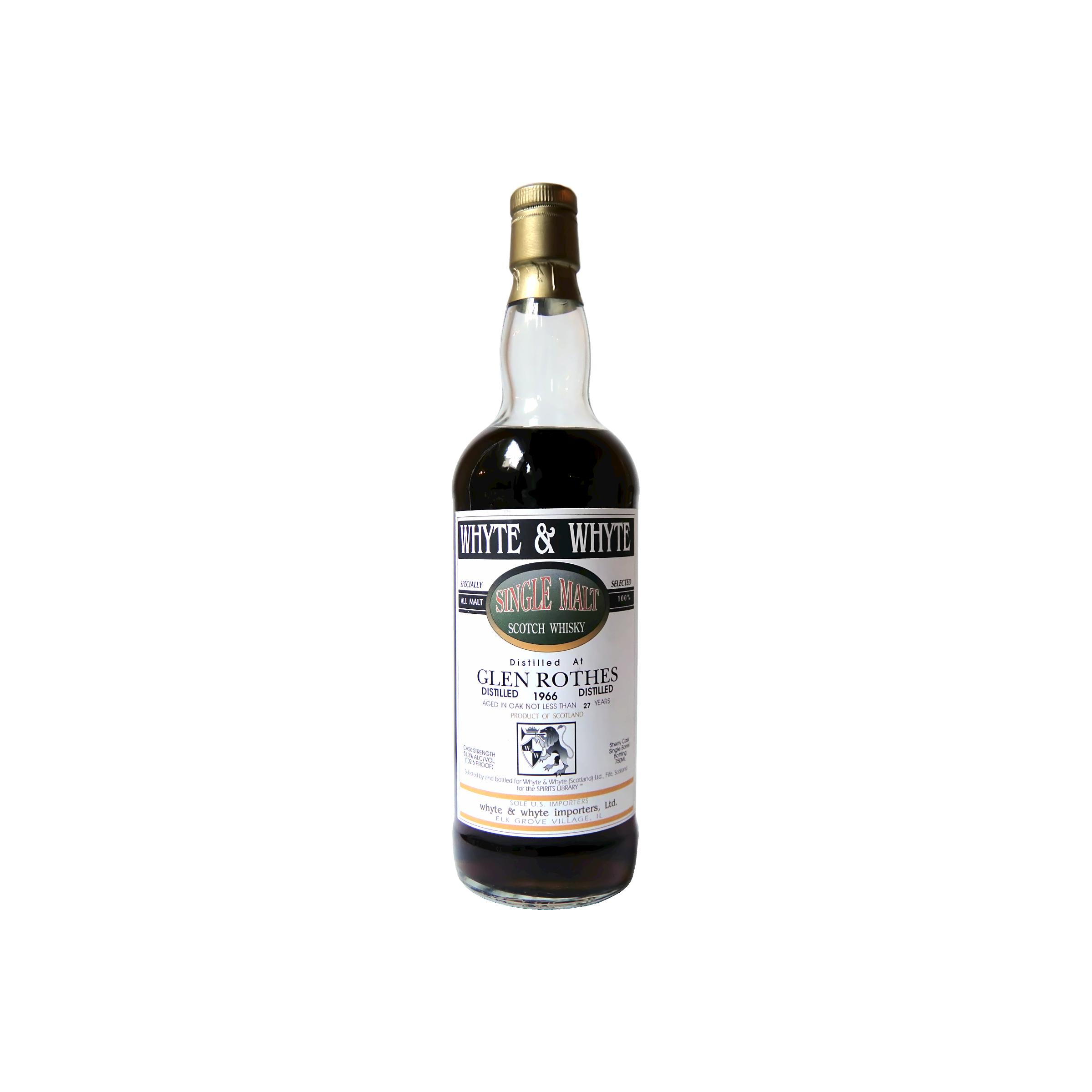 The Glenrothes 1966 27 Years Single Malt Whisky