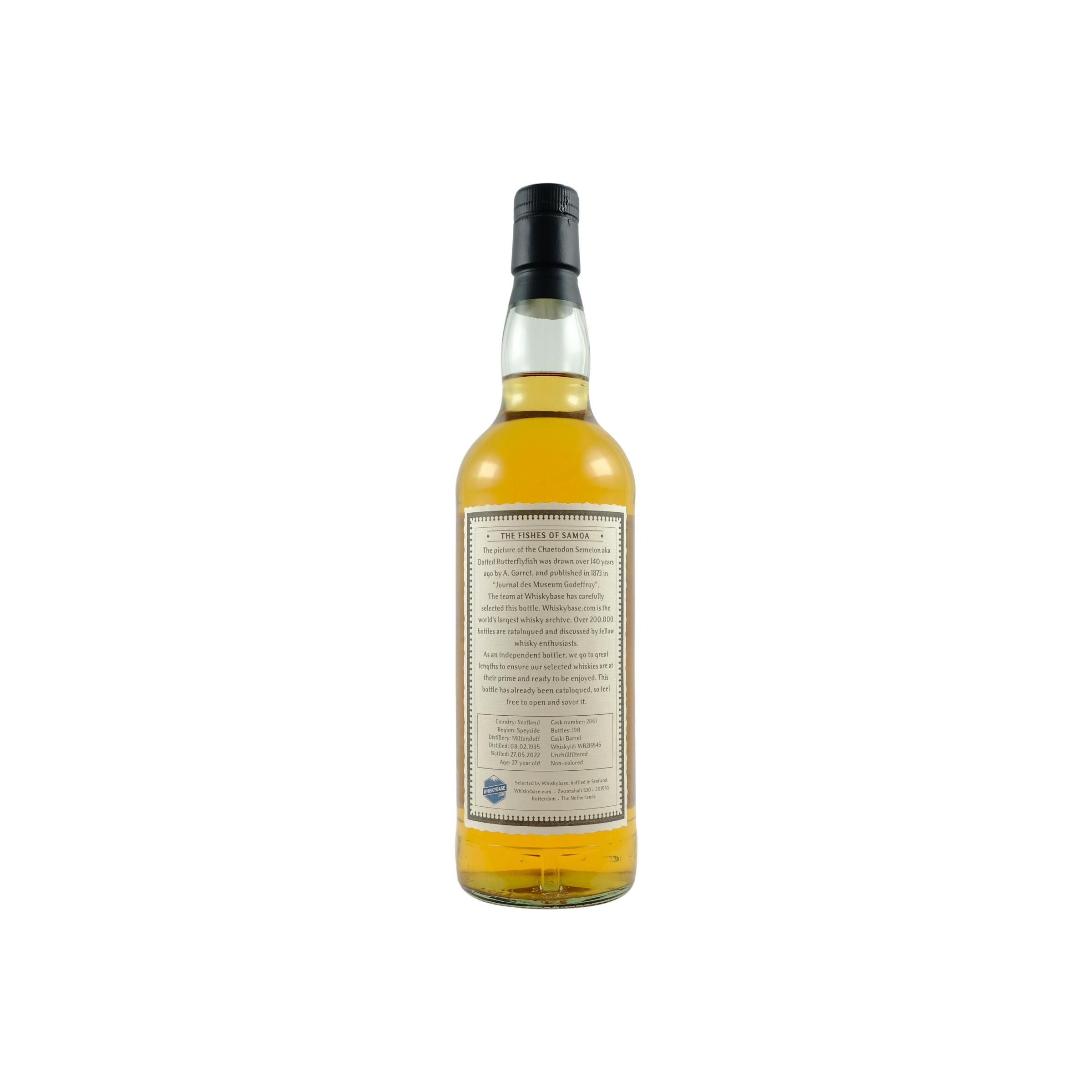 Miltonduff 1995 27 Years Single Malt Whisky 2