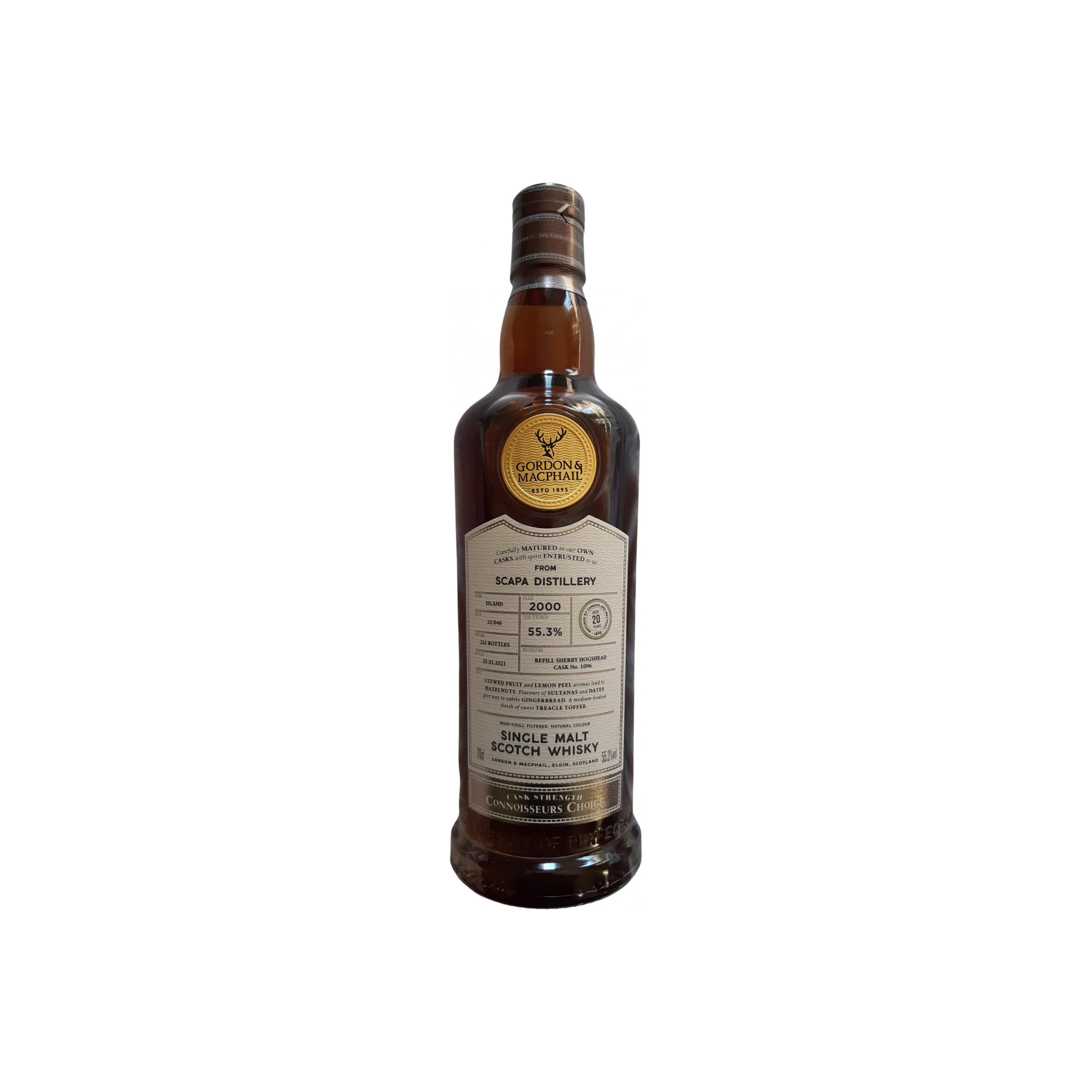 Scapa Connoisseurs Choice - Cask Strength 2000 20 Years Single Malt Whisky