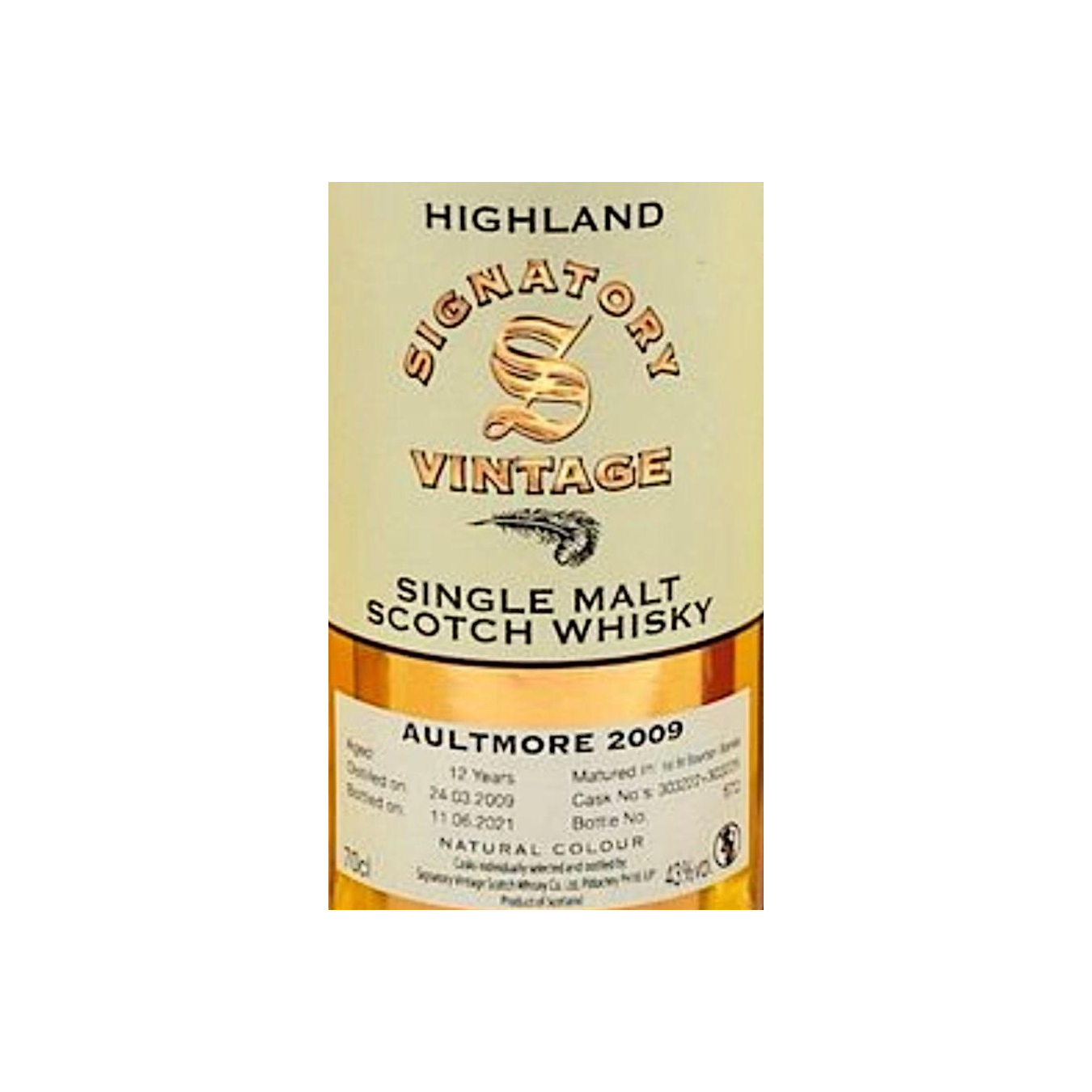 Aultmore 2009 12 Years Single Malt Whisky 2
