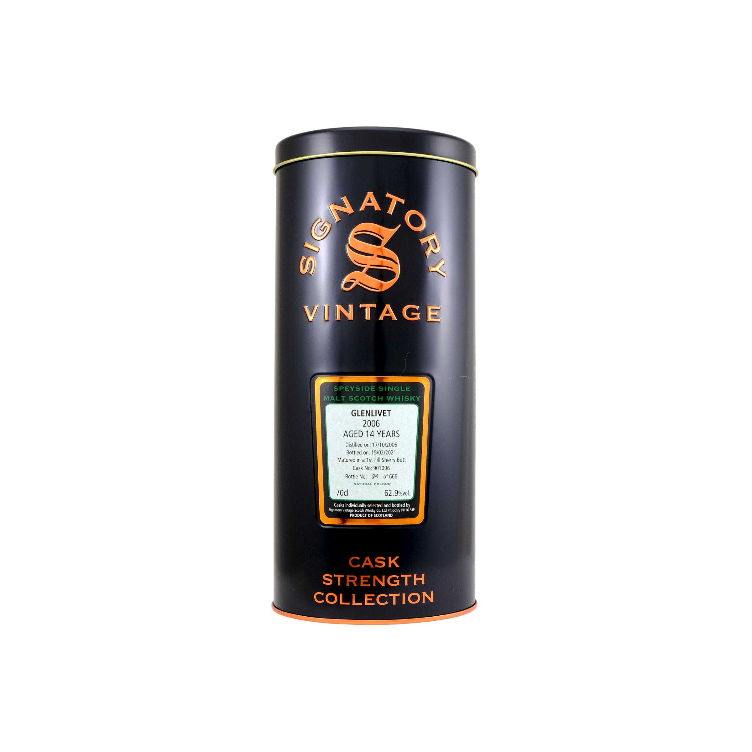 The Glenlivet Cask Strength Collection 2006 14 Years Single Malt Whisky 2