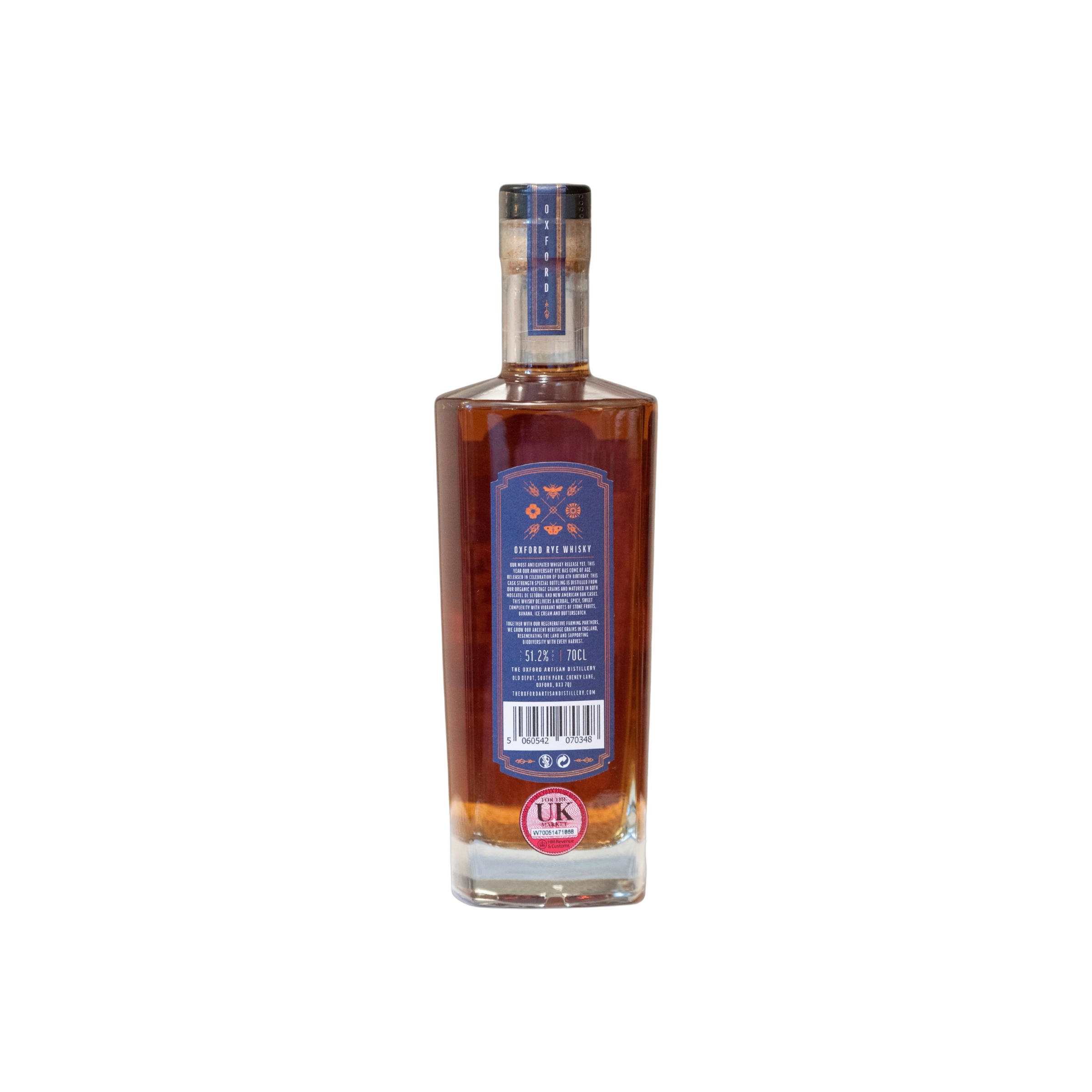 Oxford Rye Whisky 2017 - Moscatel de Setúbal Cask 2