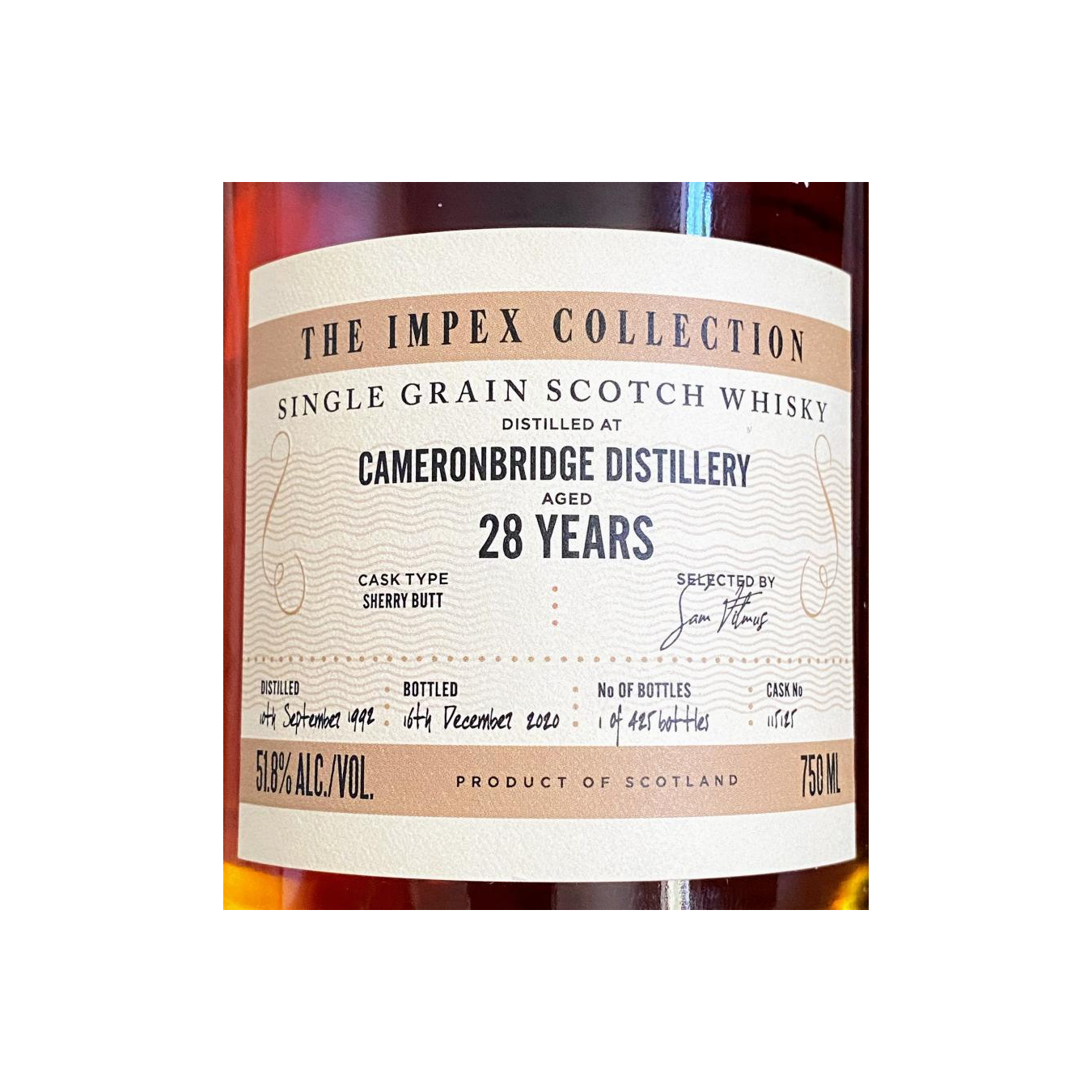 Cameronbridge 1992 28 Years Single Grain Whisky 2