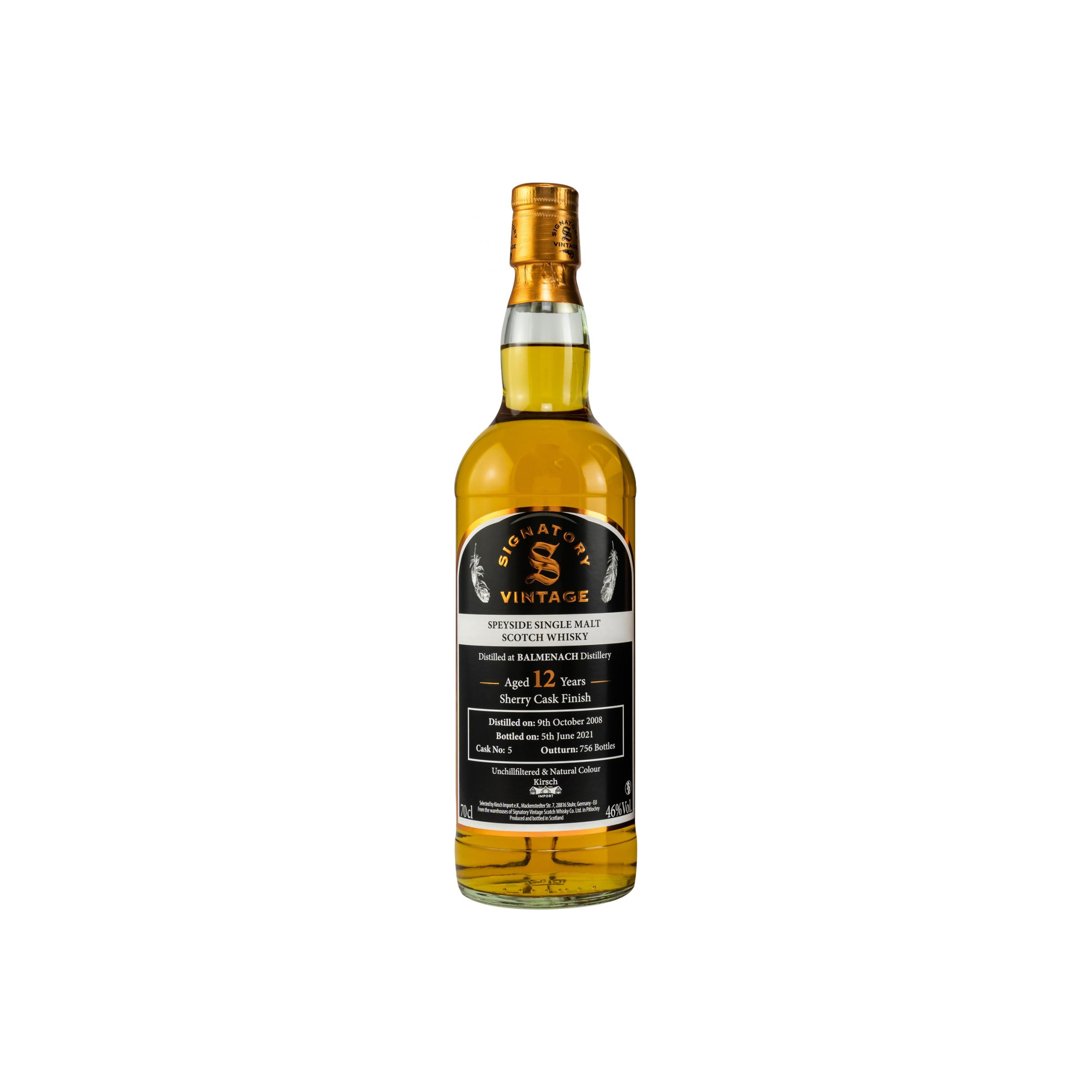 Balmenach 2008 12 Years Single Malt Whisky