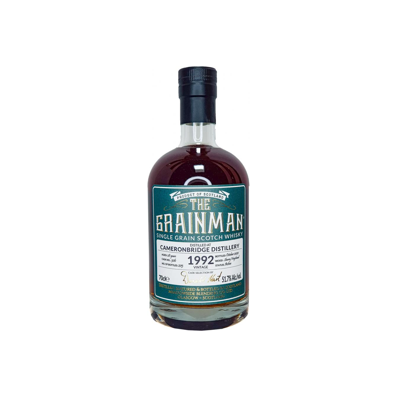 Cameronbridge 1992 28 Years Single Grain Whisky