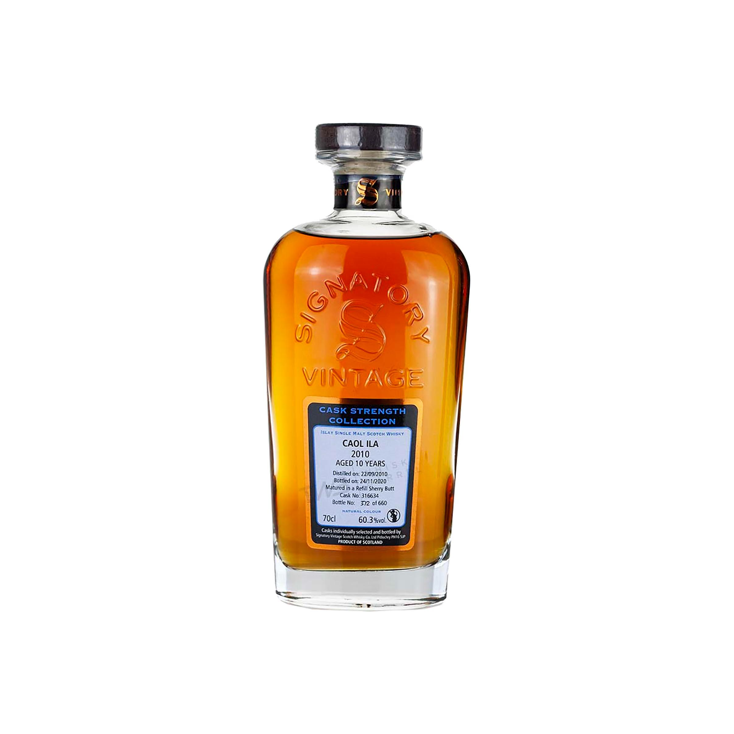 Caol Ila Cask Strength Collection 2010 10 Years Single Malt Whisky