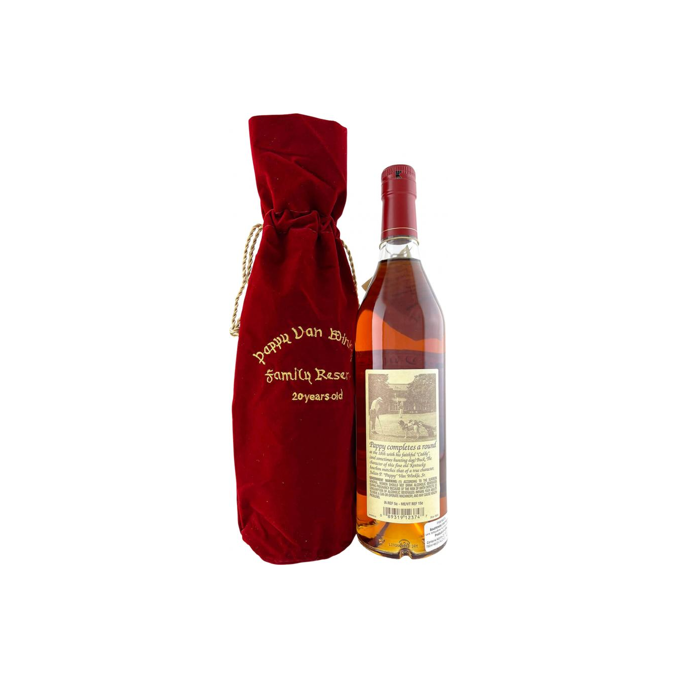 Pappy Van Winkle's 20 Years Bourbon Whisky 2