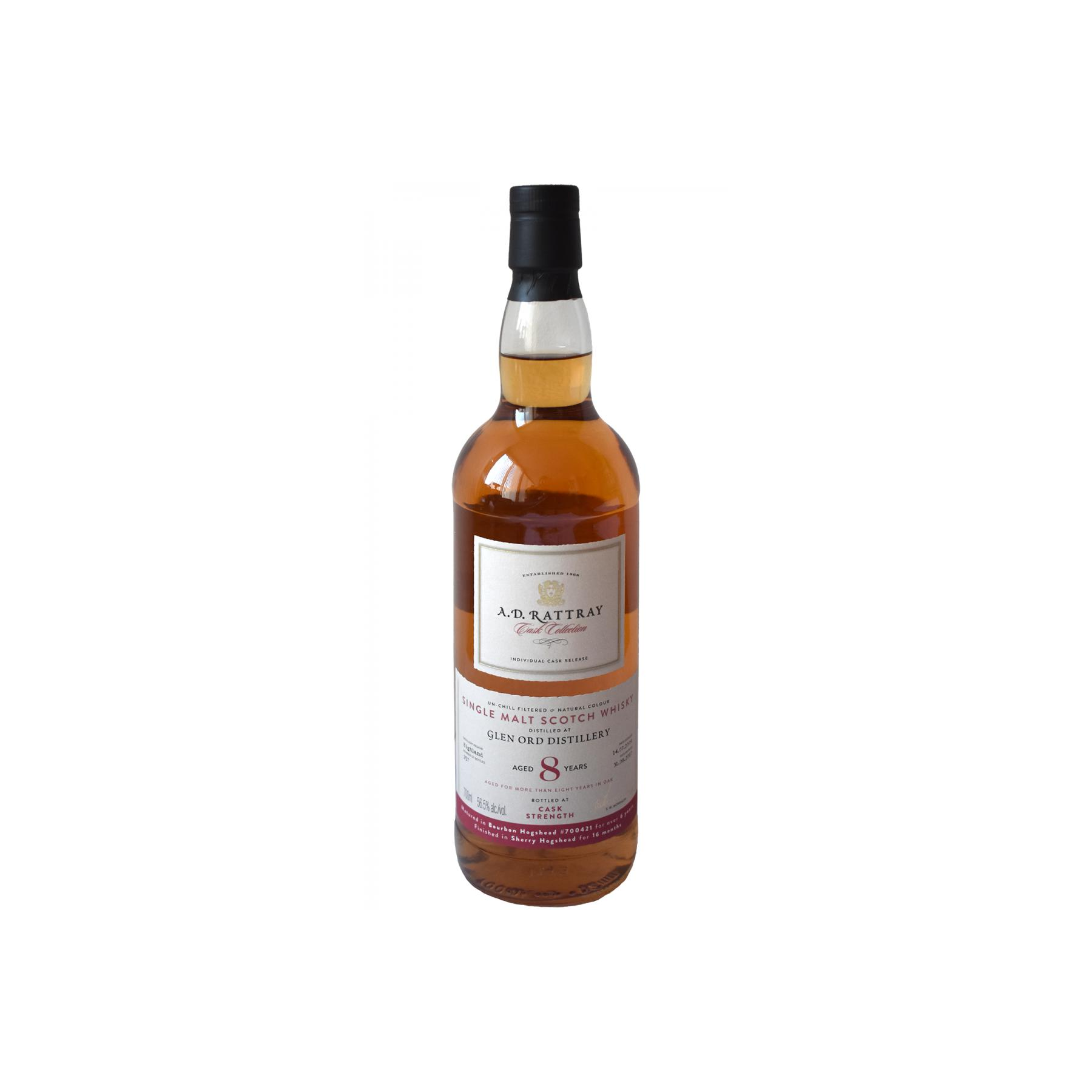 Glen Ord Individual Cask Bottling 2009 8 Years Single Malt Whisky