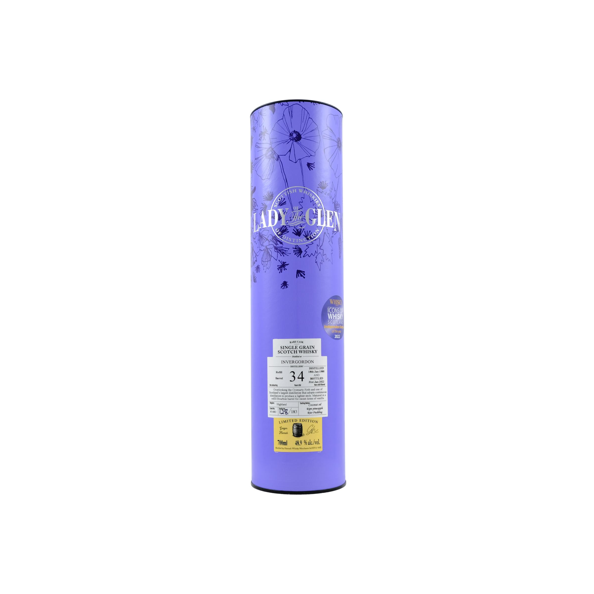 Invergordon 1988 34 Years Single Grain Whisky 2