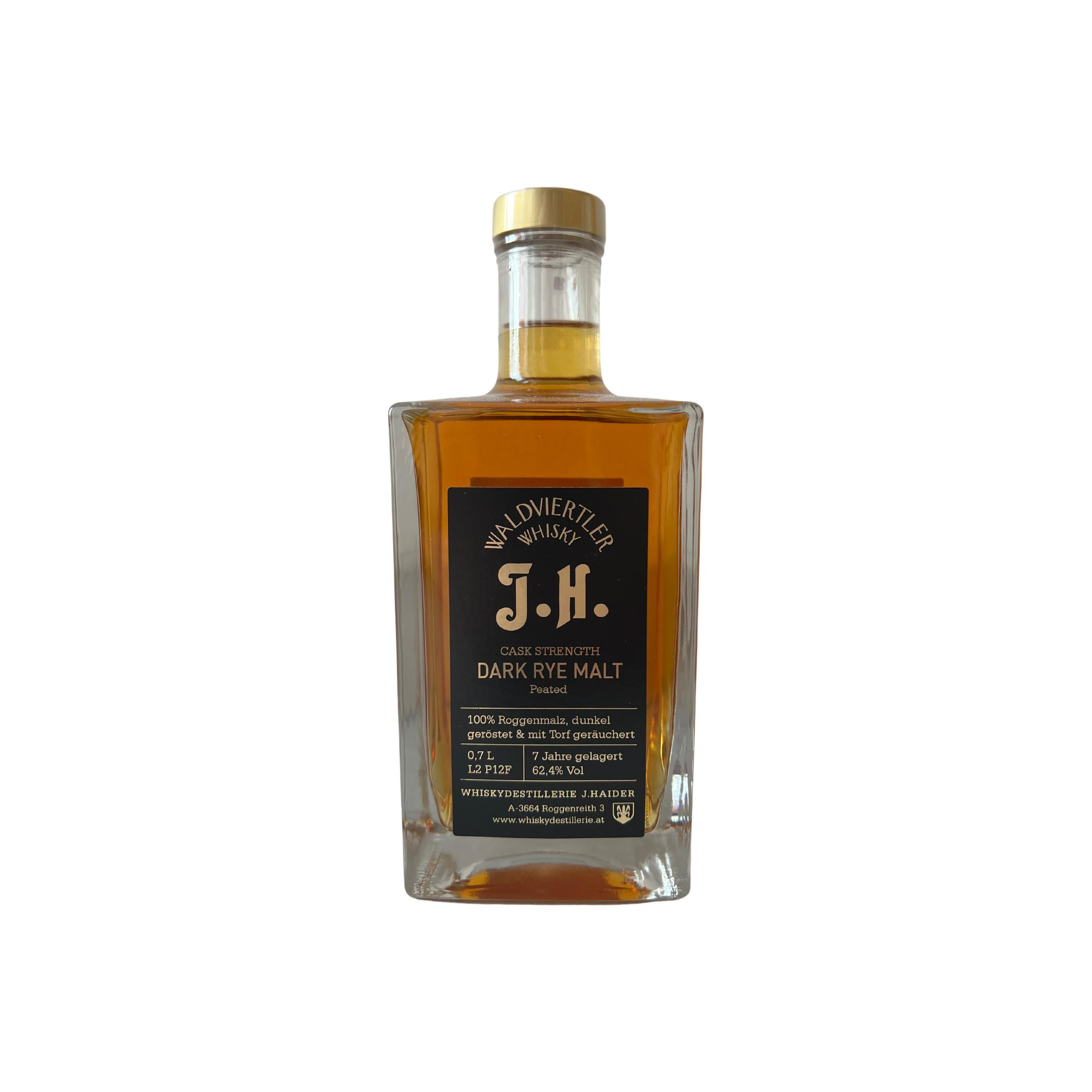 Waldviertler Whisky J.H. Dark Rye Malt