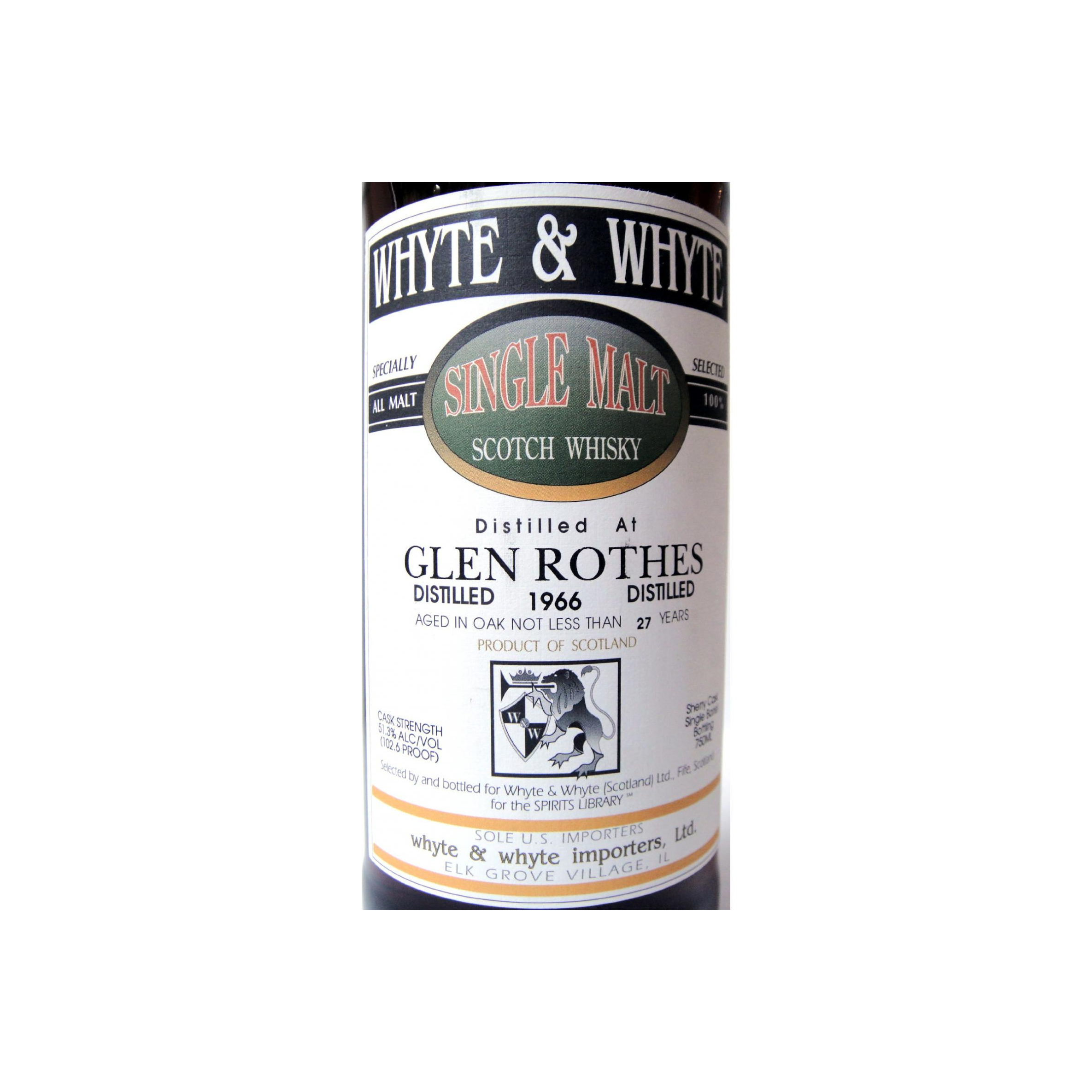 The Glenrothes 1966 27 Years Single Malt Whisky 2