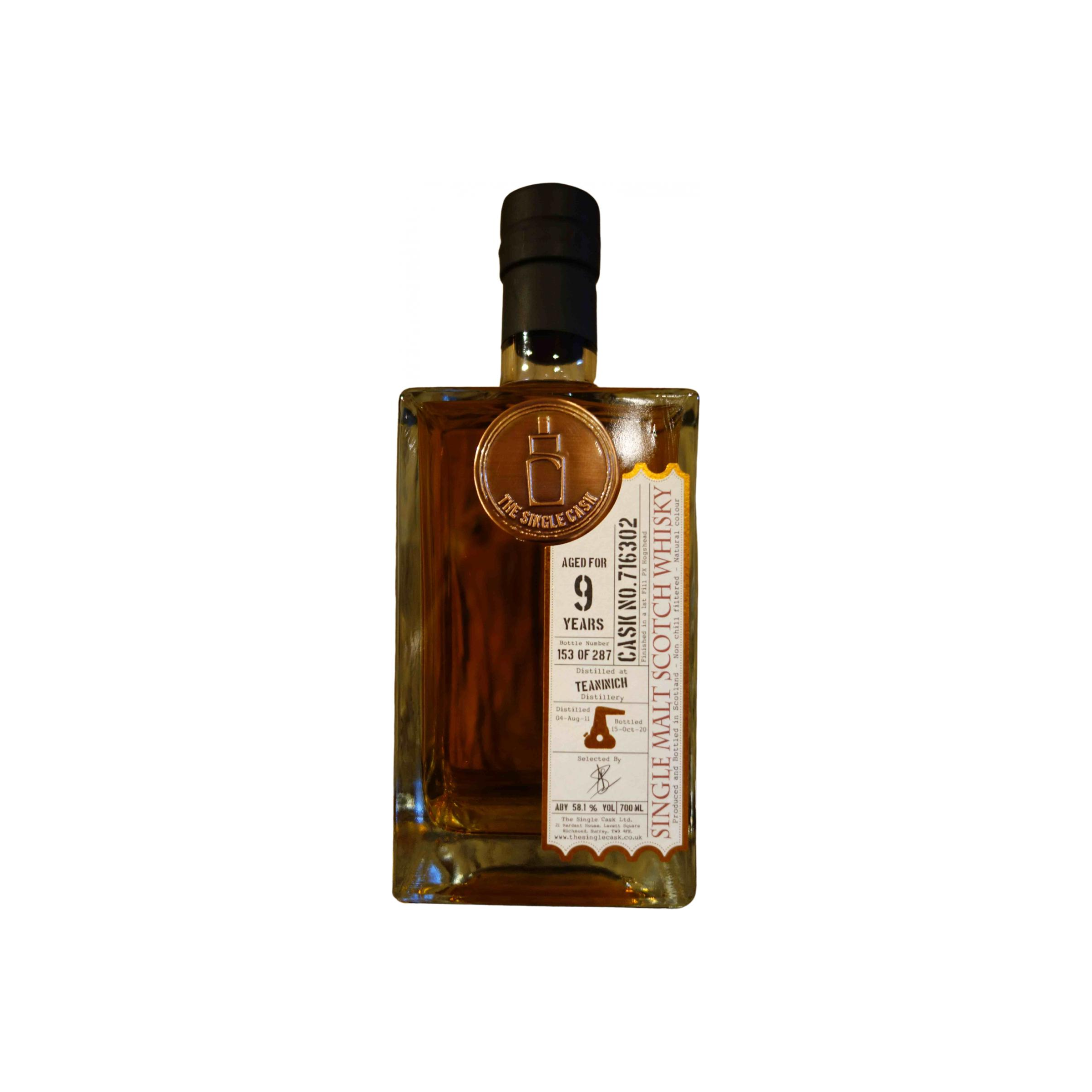 Teaninich 2011 9 Years Single Malt Whisky
