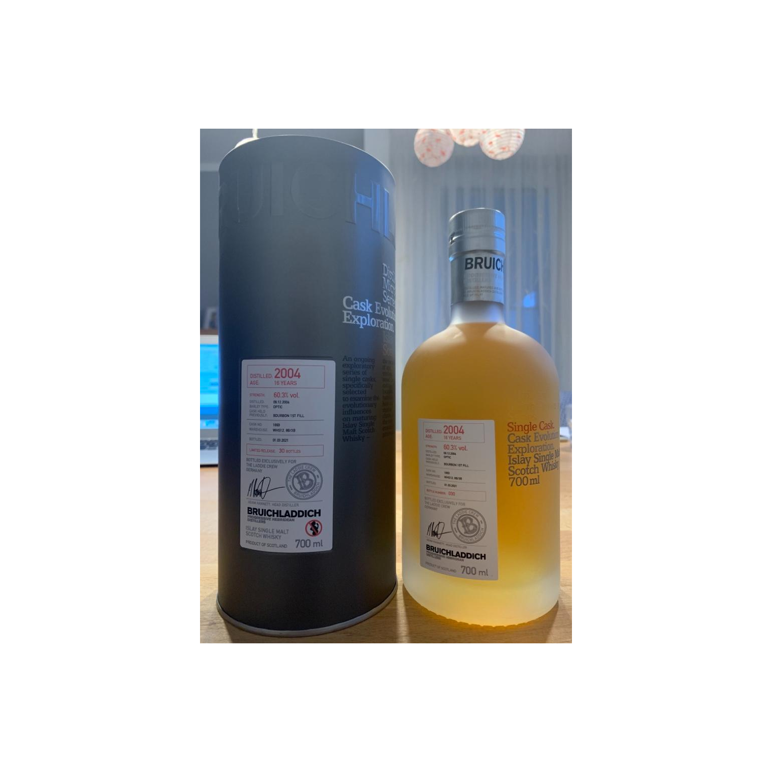 Bruichladdich 2004 16 Years Single Malt Whisky 2