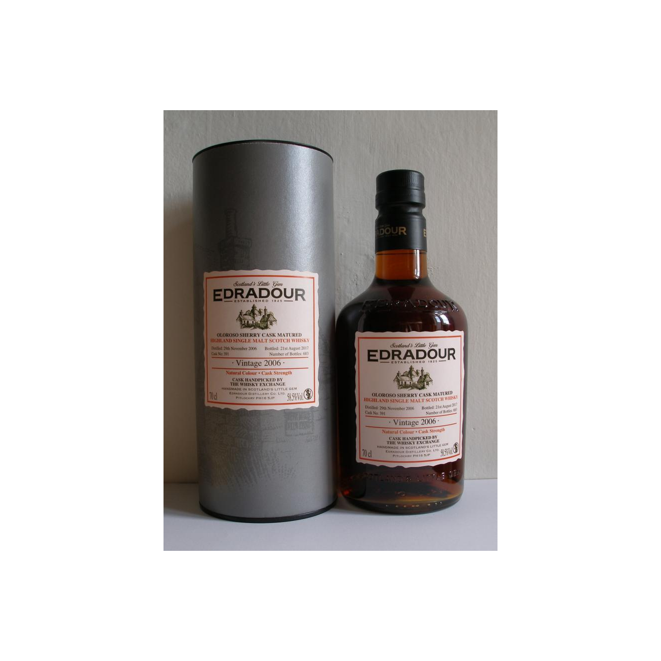 Edradour 2006 10 Years Single Malt Whisky 2