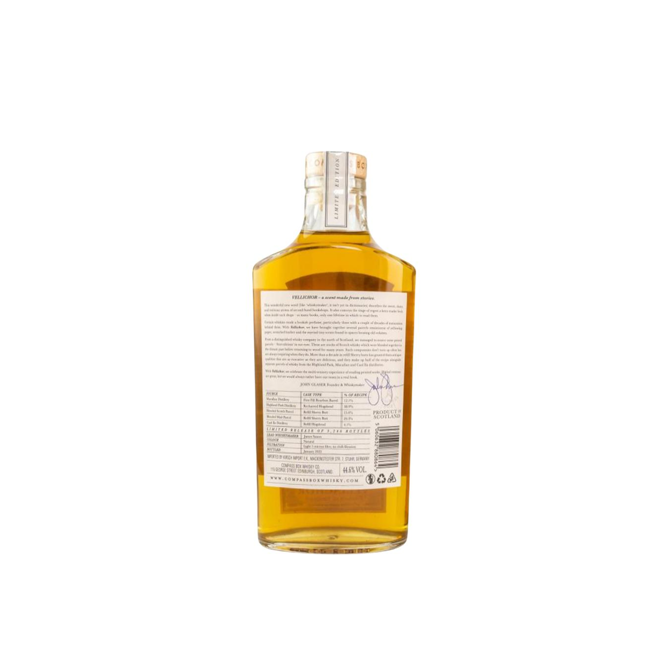 Vellichor Blended Scotch Whisky CB 2